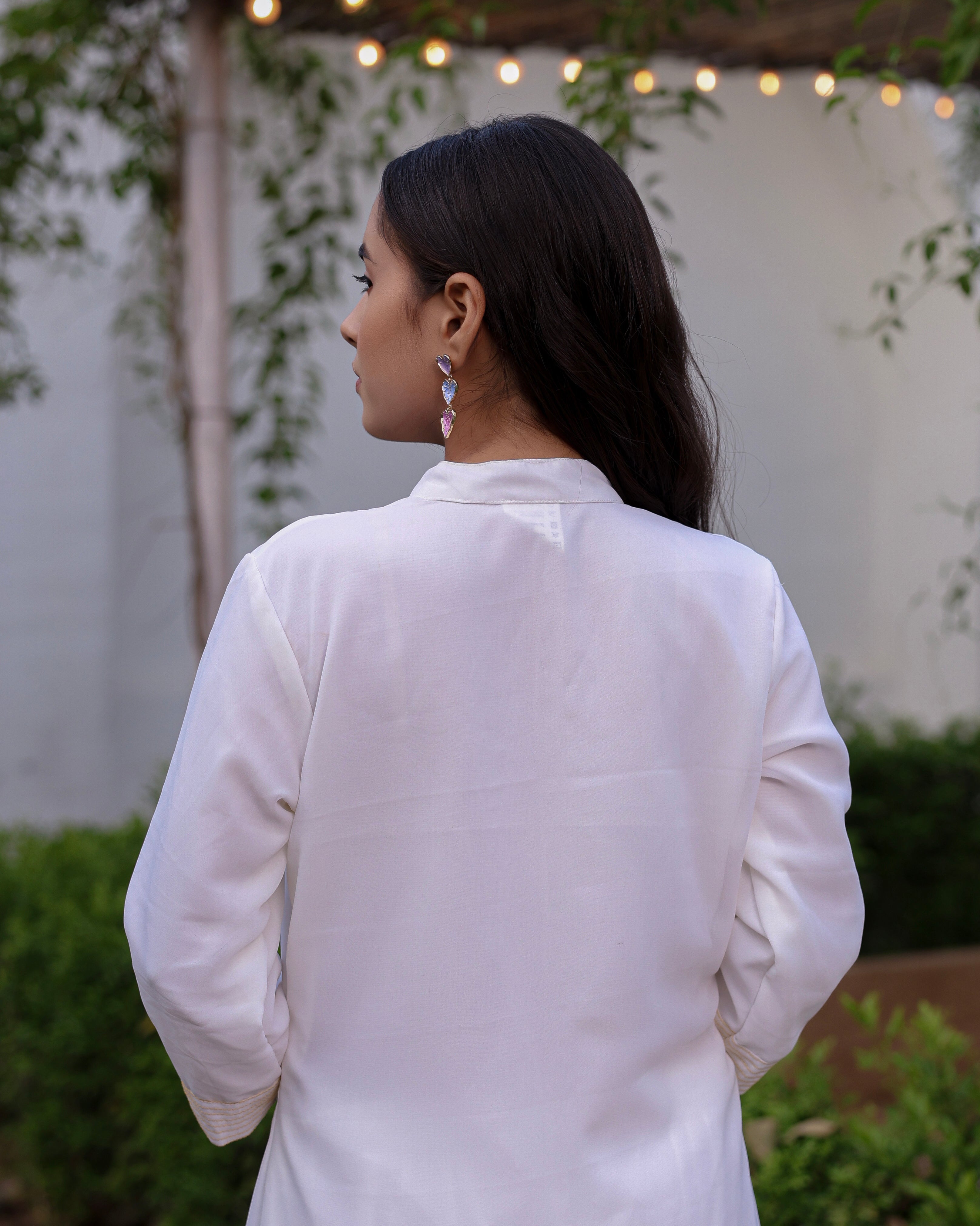 Jasmine White Kurta Set