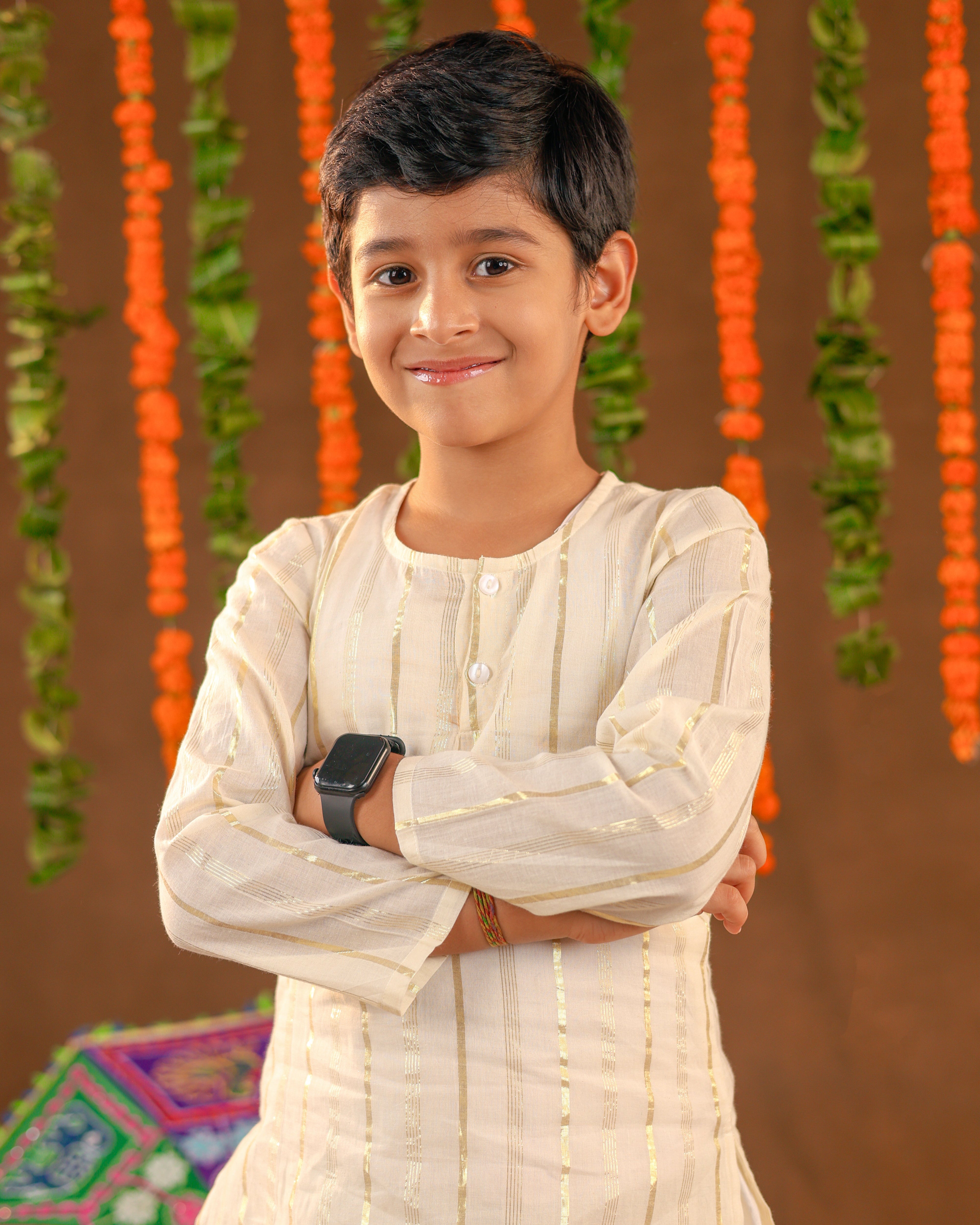 Nazare white kurta set