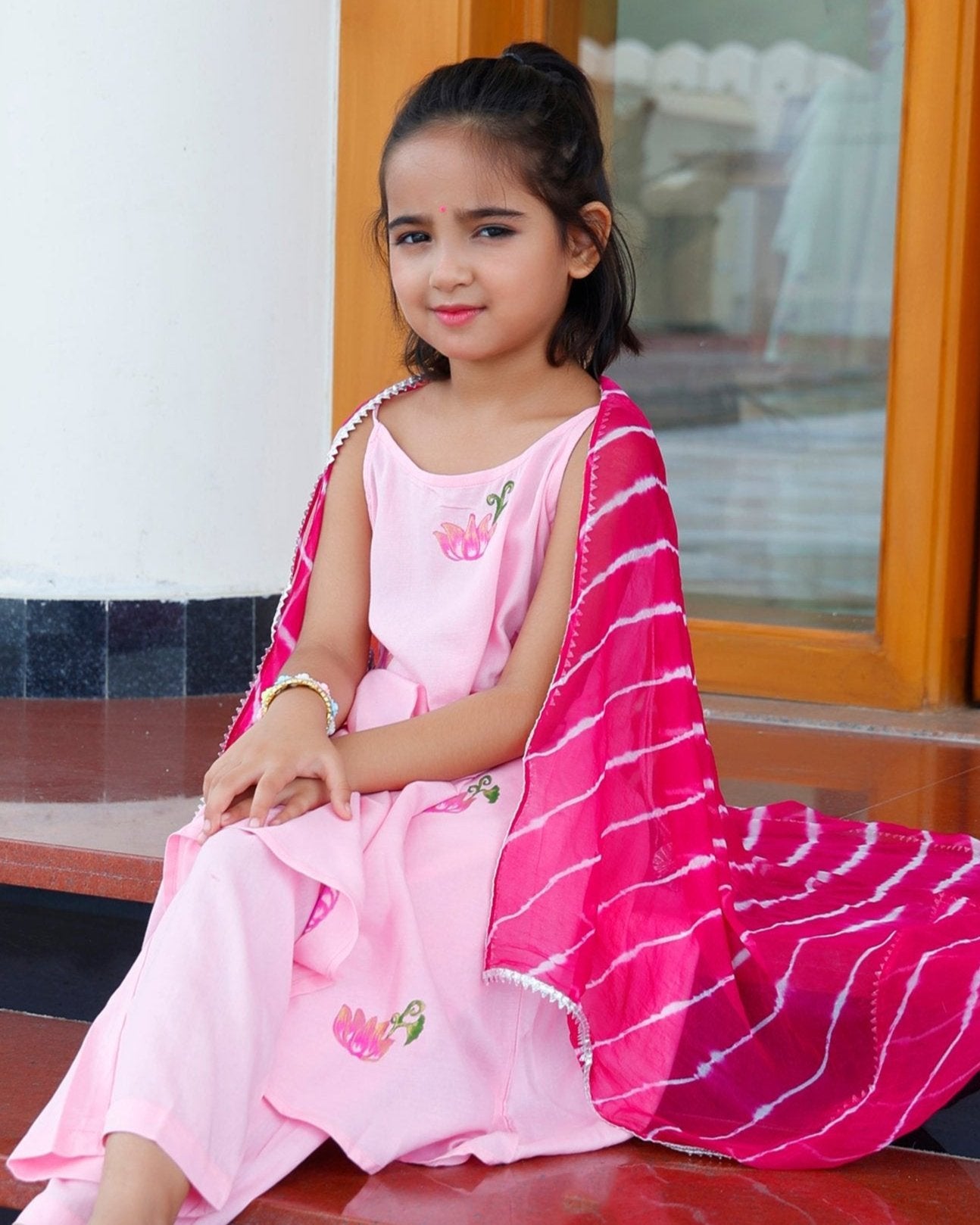 Kids Prig Pink Suit set