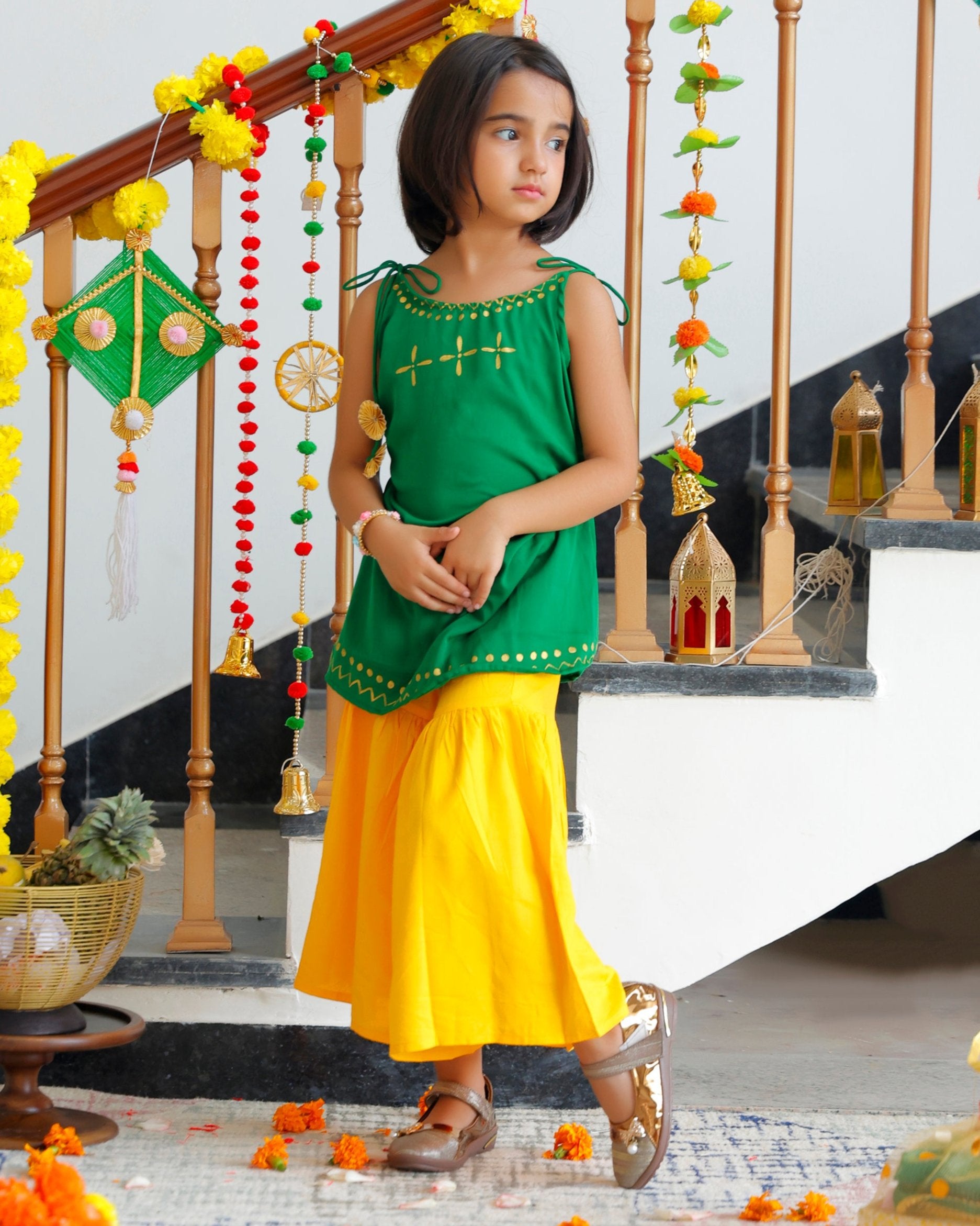 Mohini Green Kurta Set