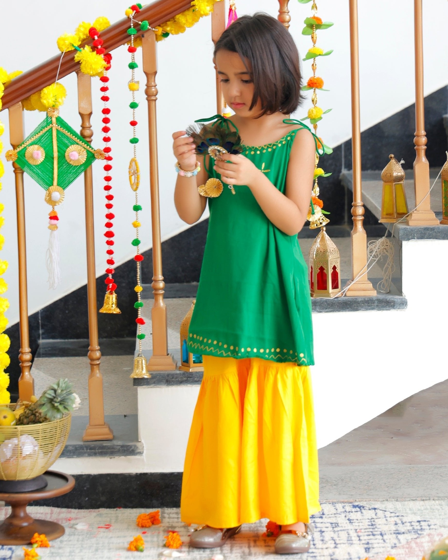 Mohini Green Kurta Set
