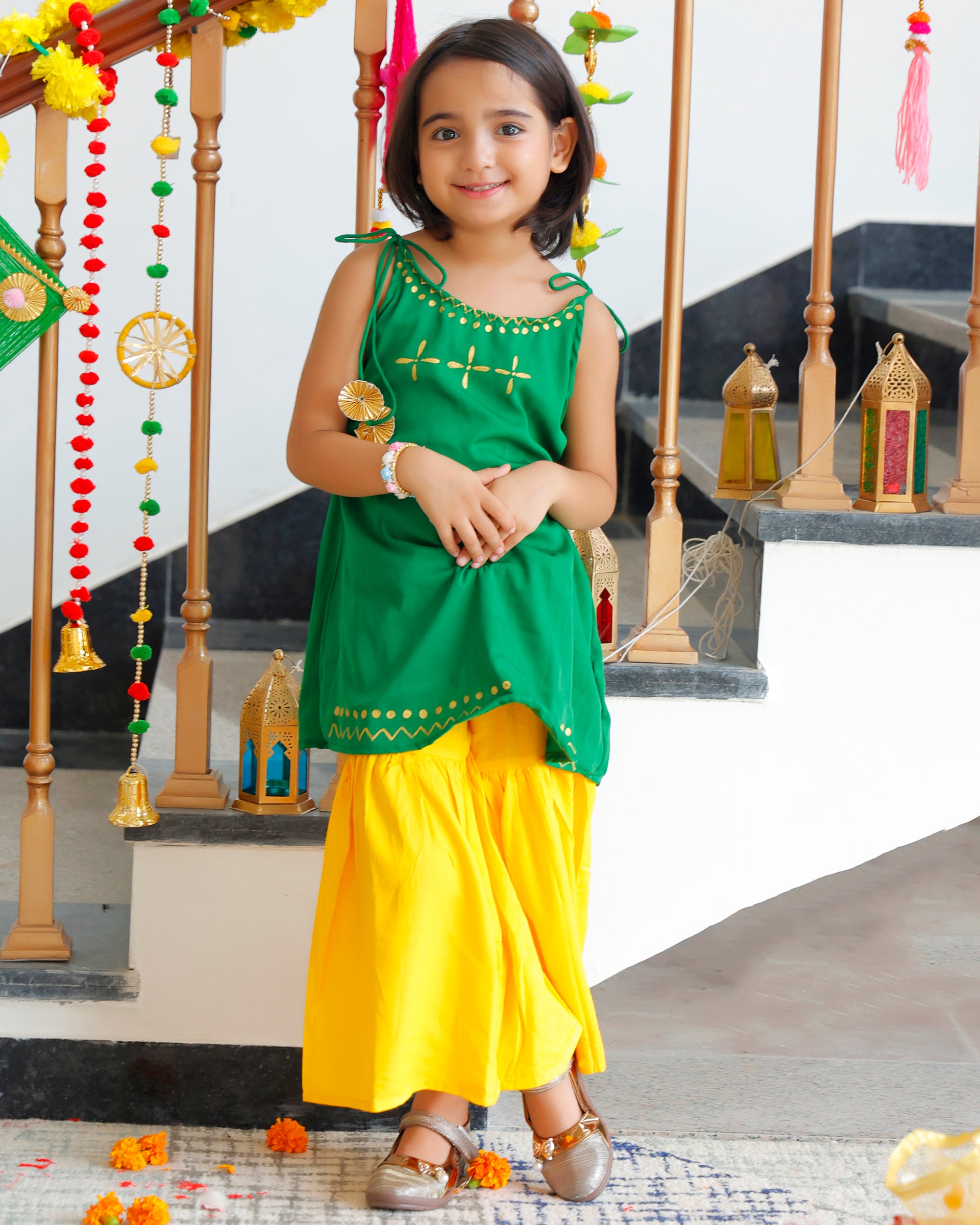Mohini Green Kurta Set