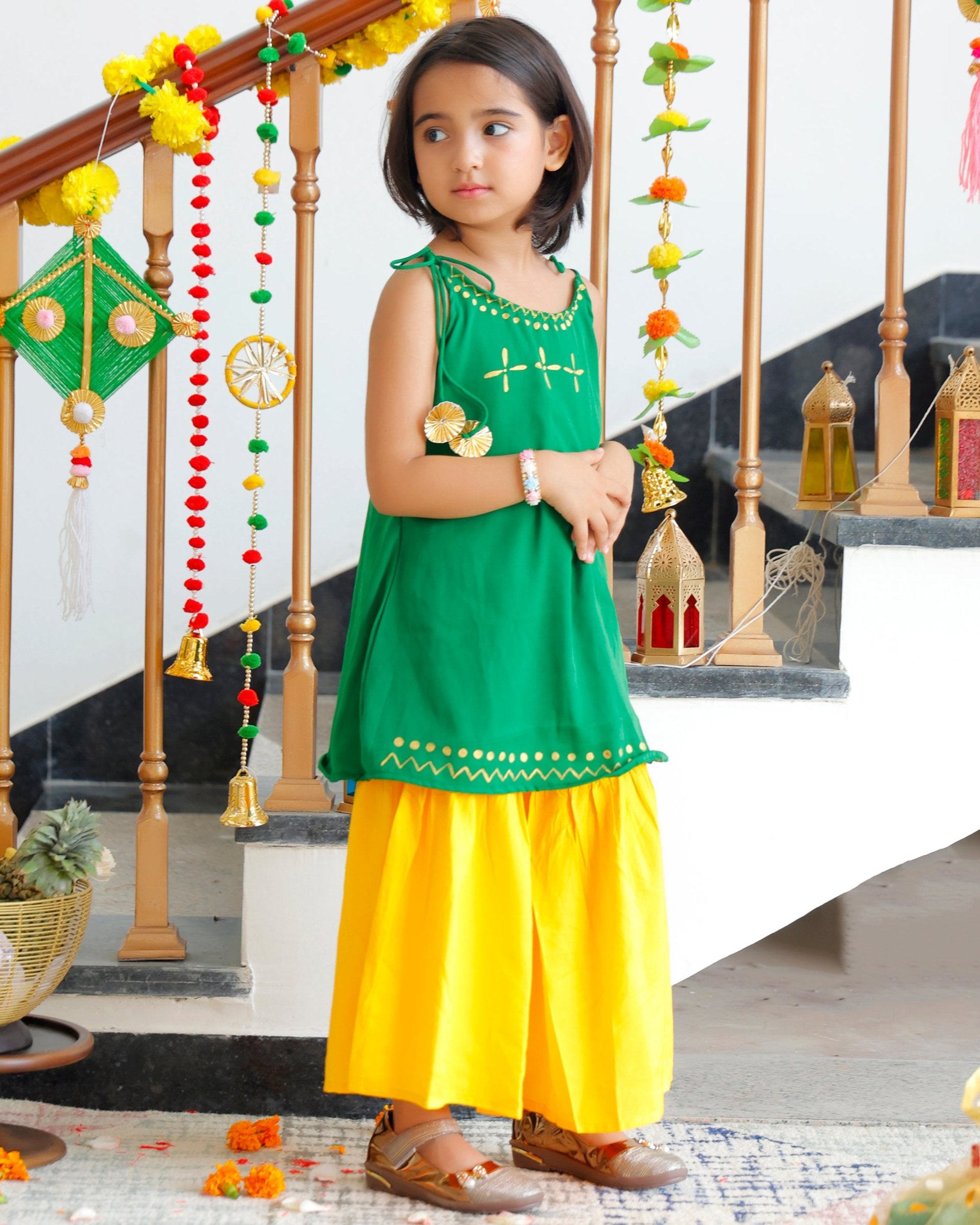 Mohini Green Kurta Set