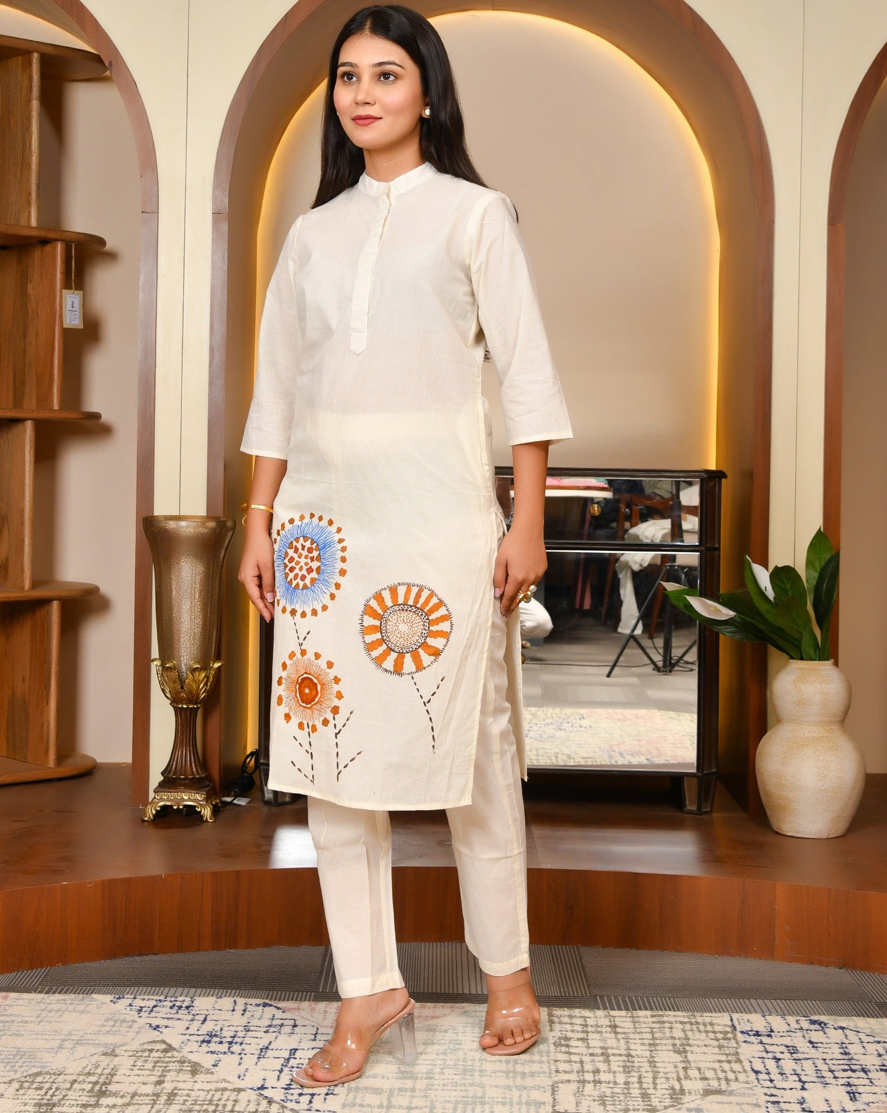Mahobia Cream Kurta Set