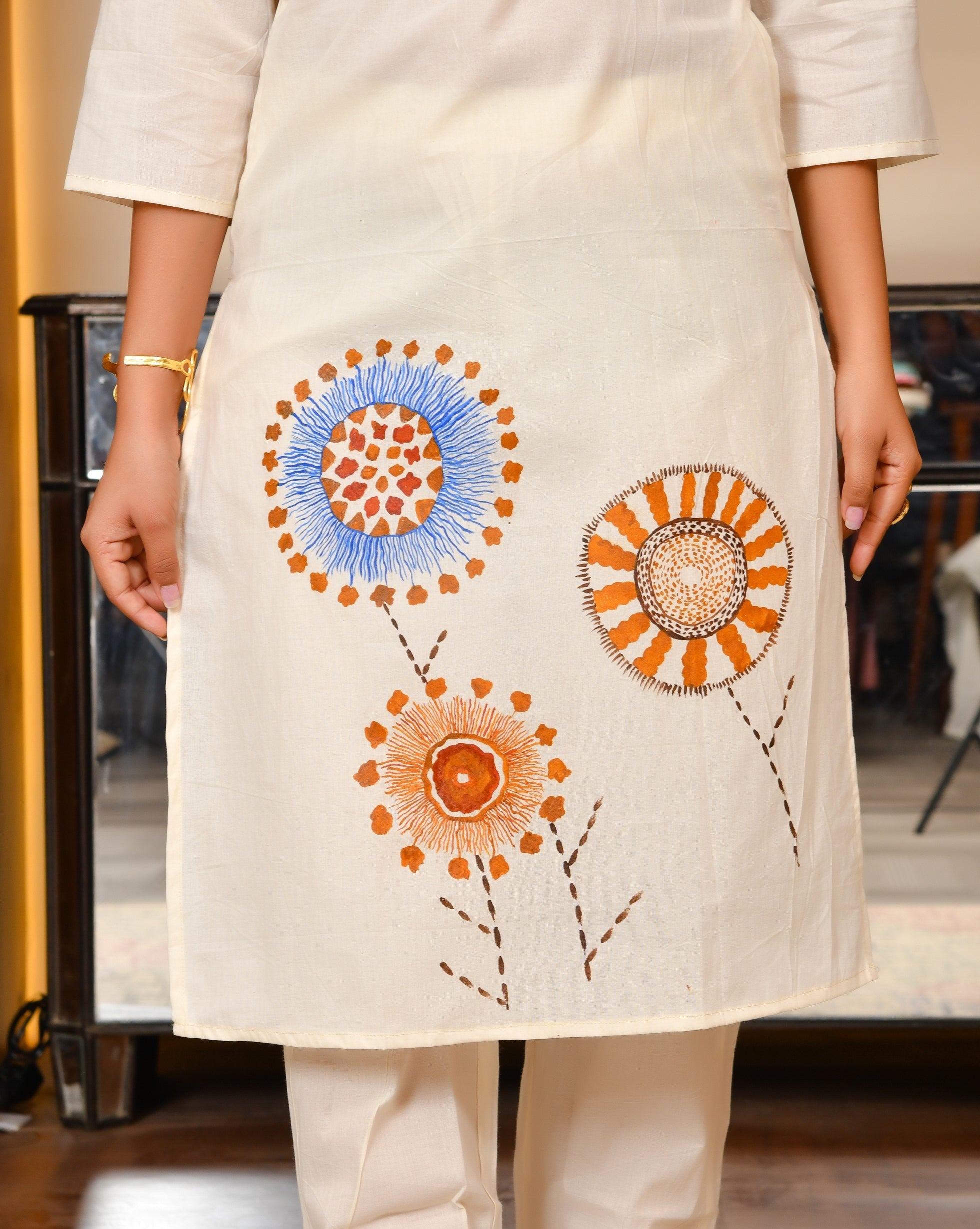 Mahobia Cream Kurta Set