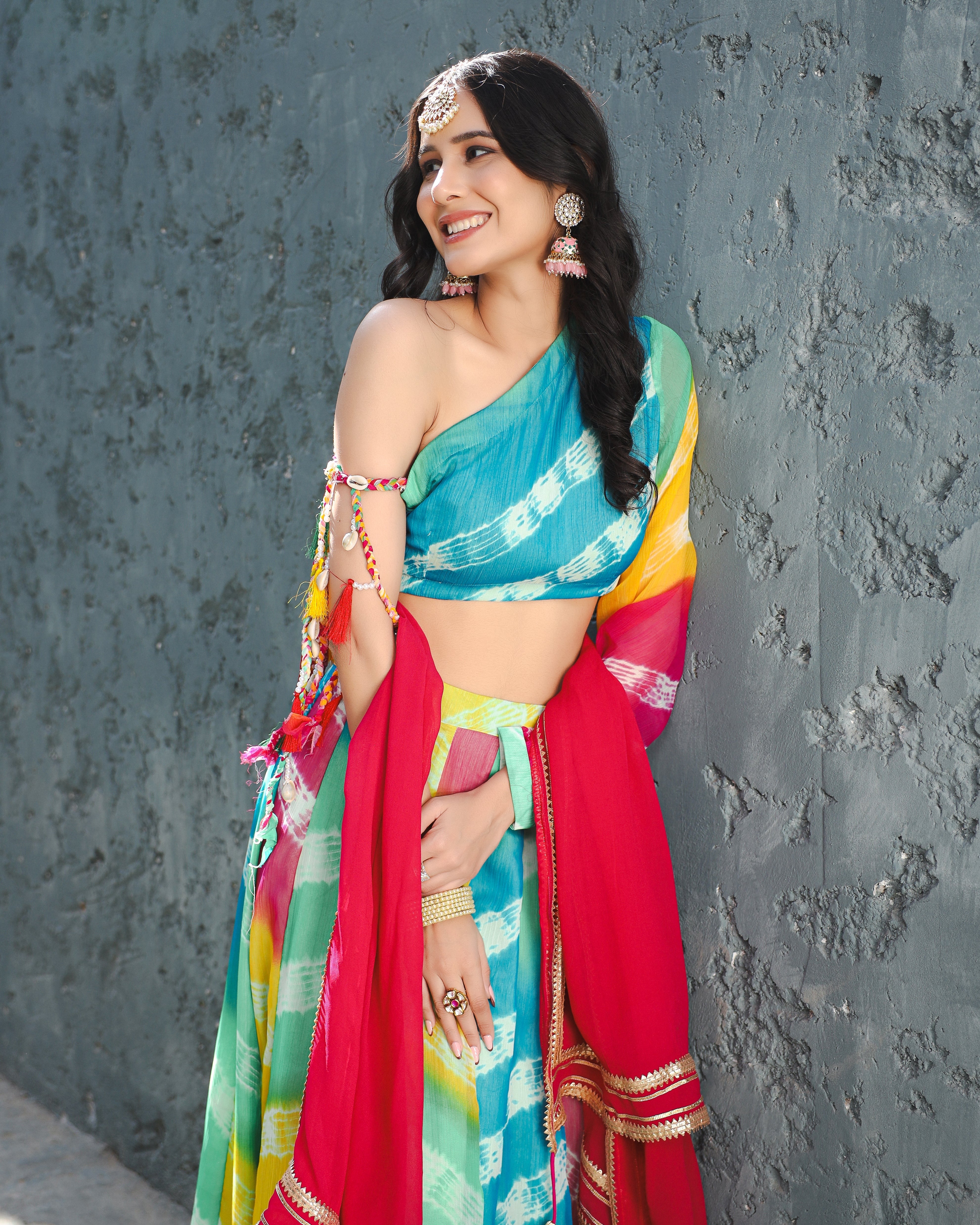 Alira Multicolour Shells Lehenga Set