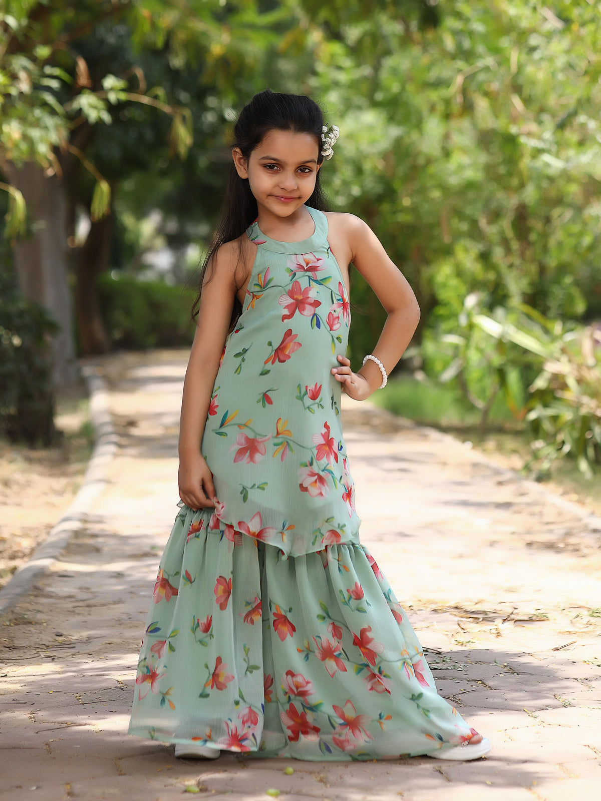 Kids Shark Fern Co-ord Set