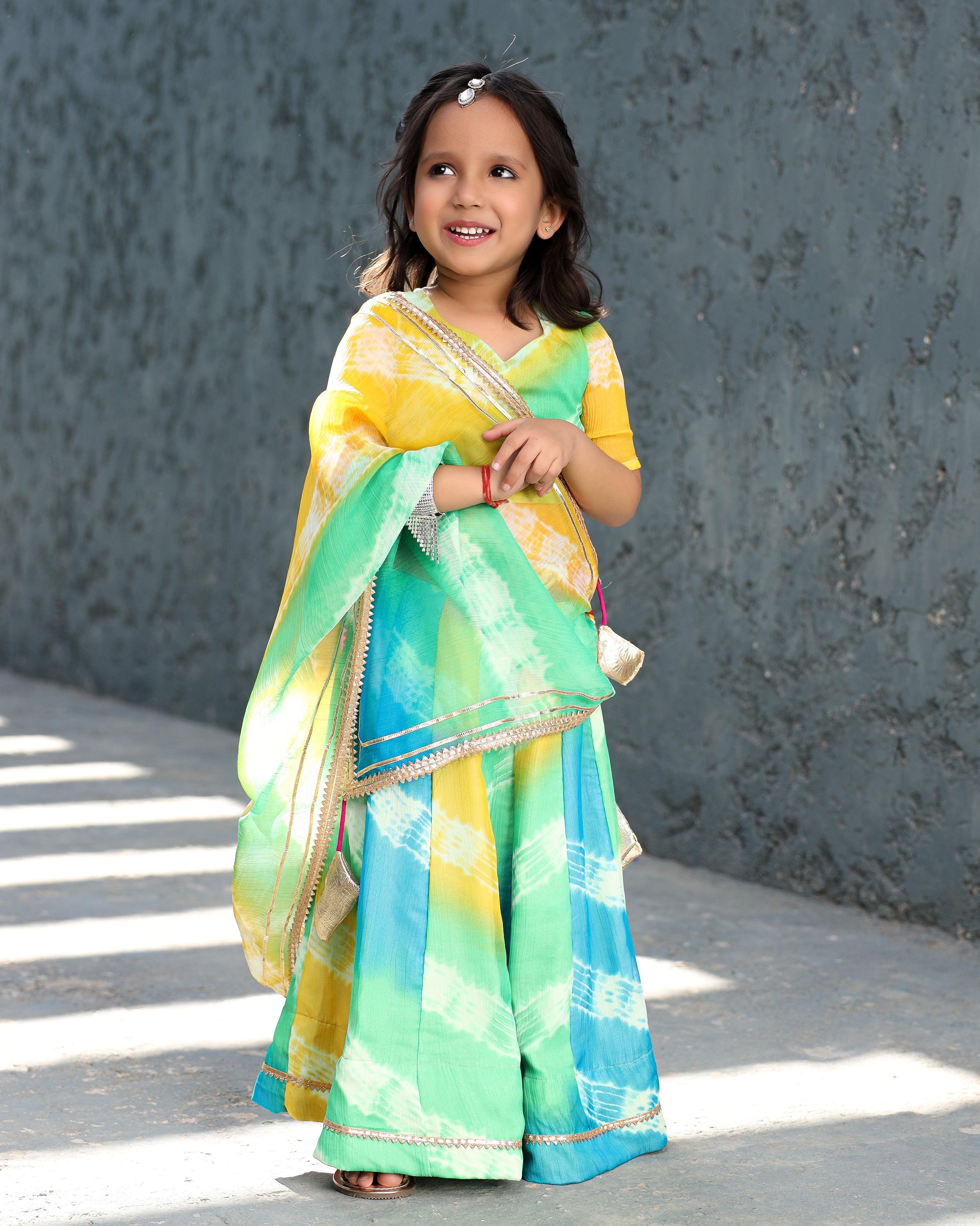 Kids Rangeela Lehenga Set