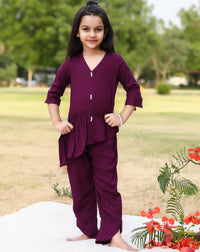 Kids Wine Co-ord Set