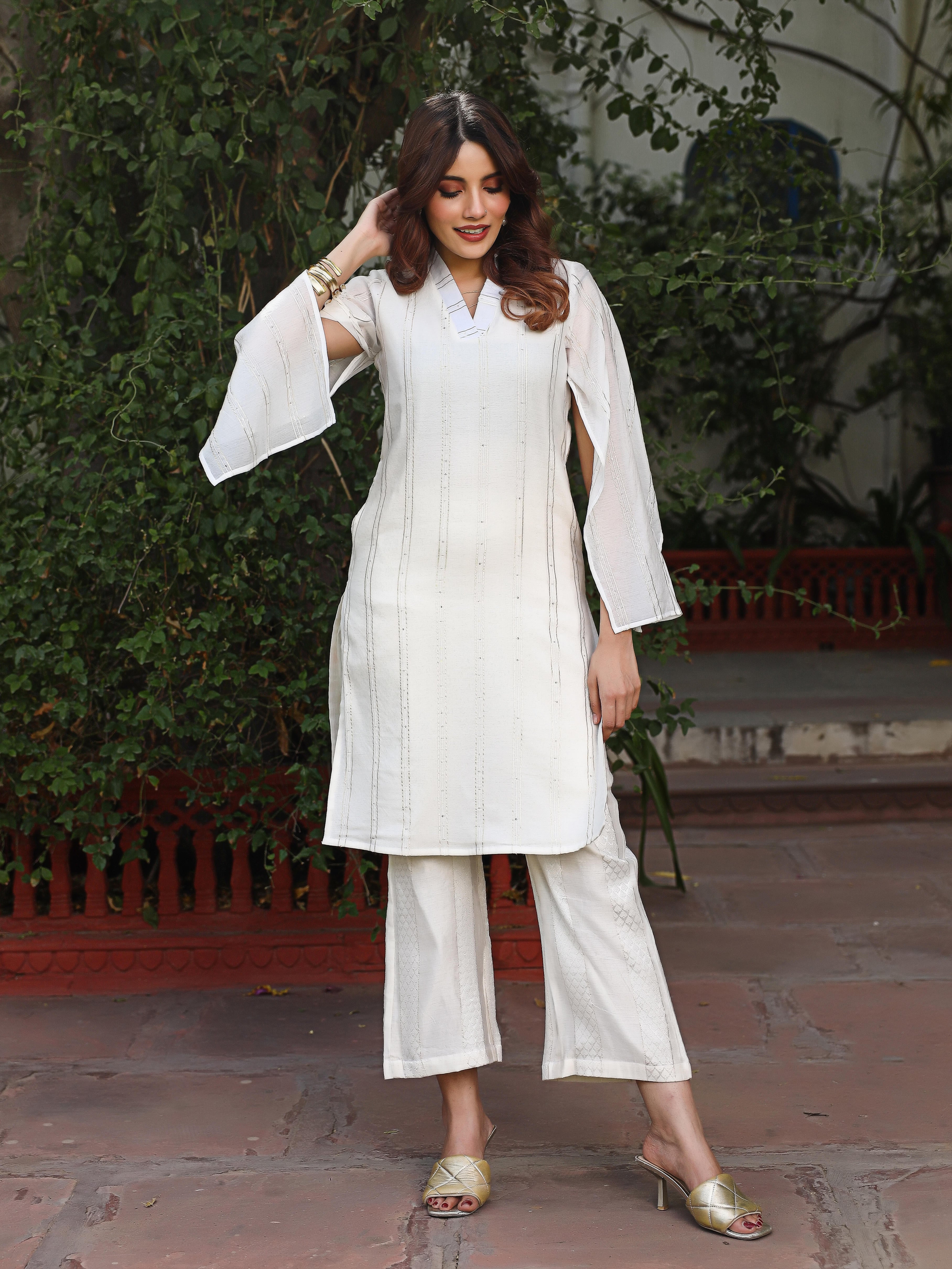 Ivory Kurta Set
