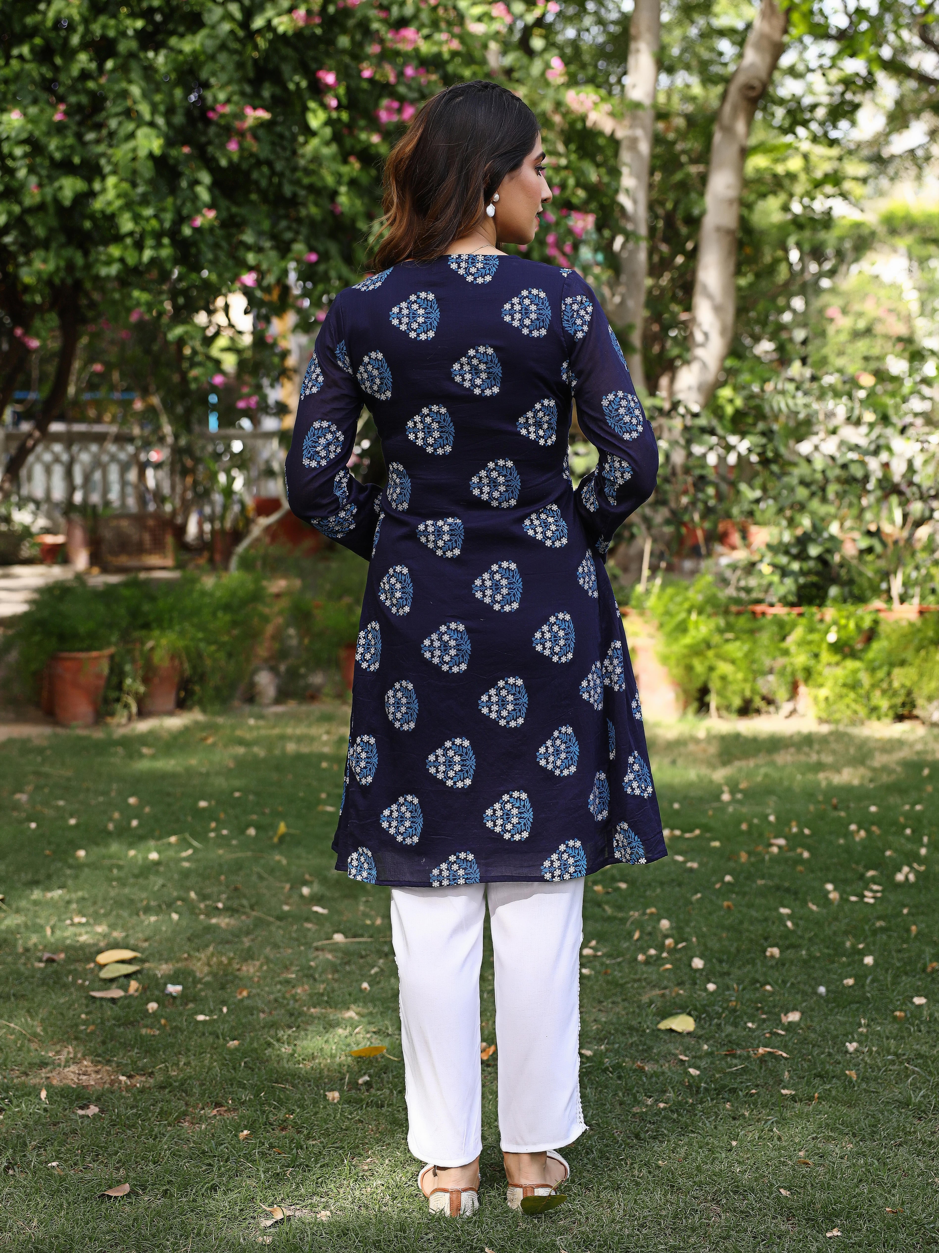 Ink Blue Kurta Set