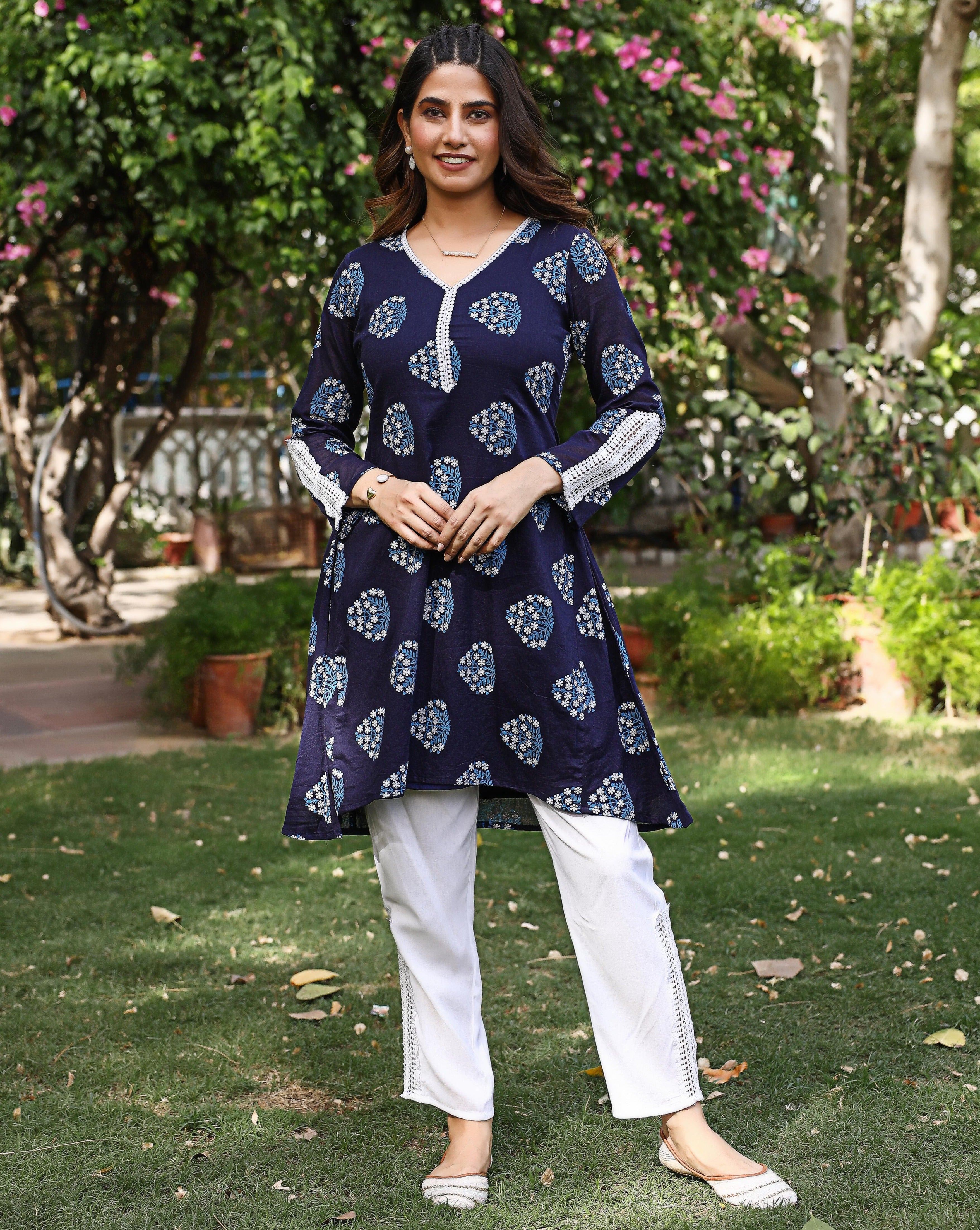 Ink Blue Kurta Set
