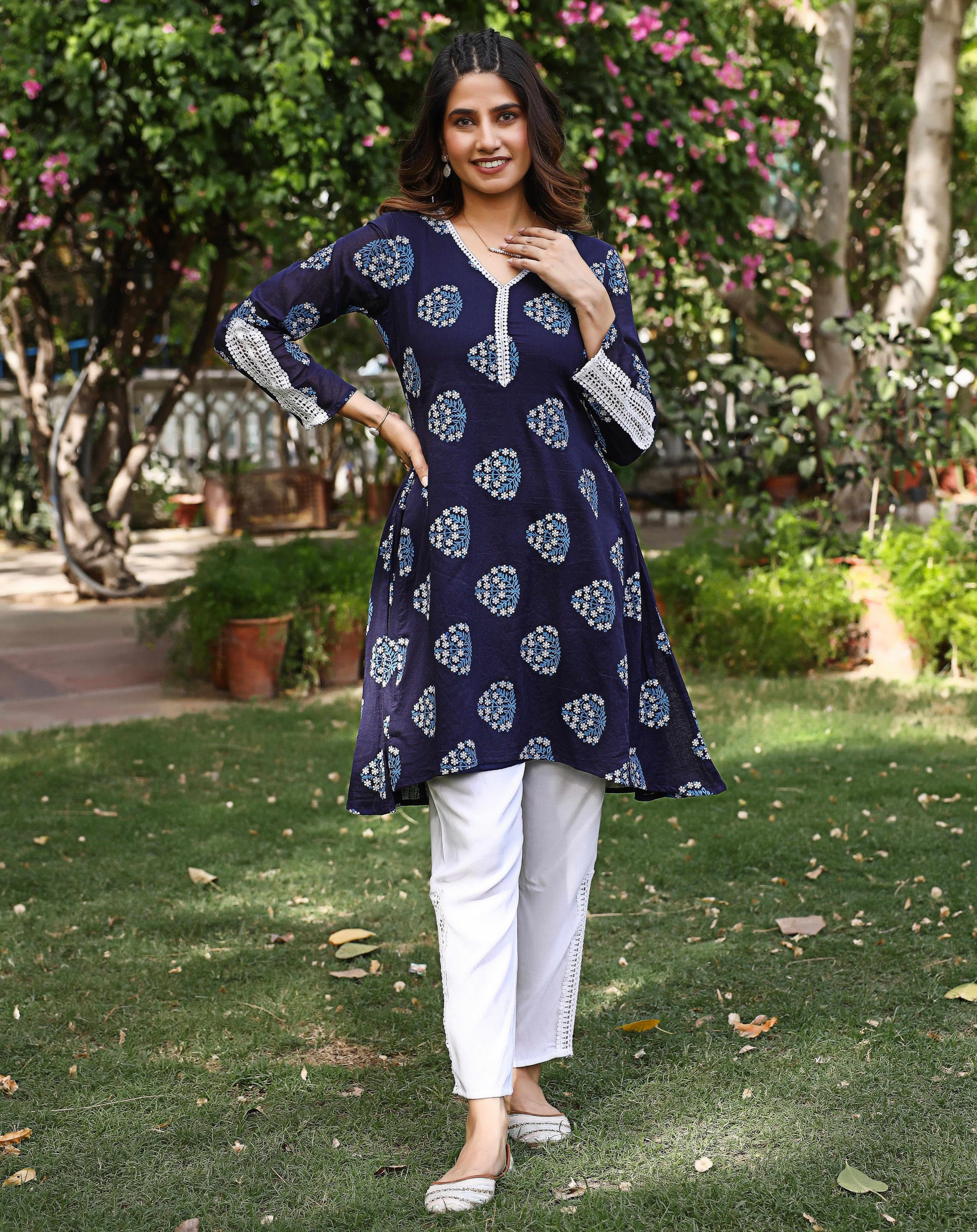 Ink Blue Kurta Set