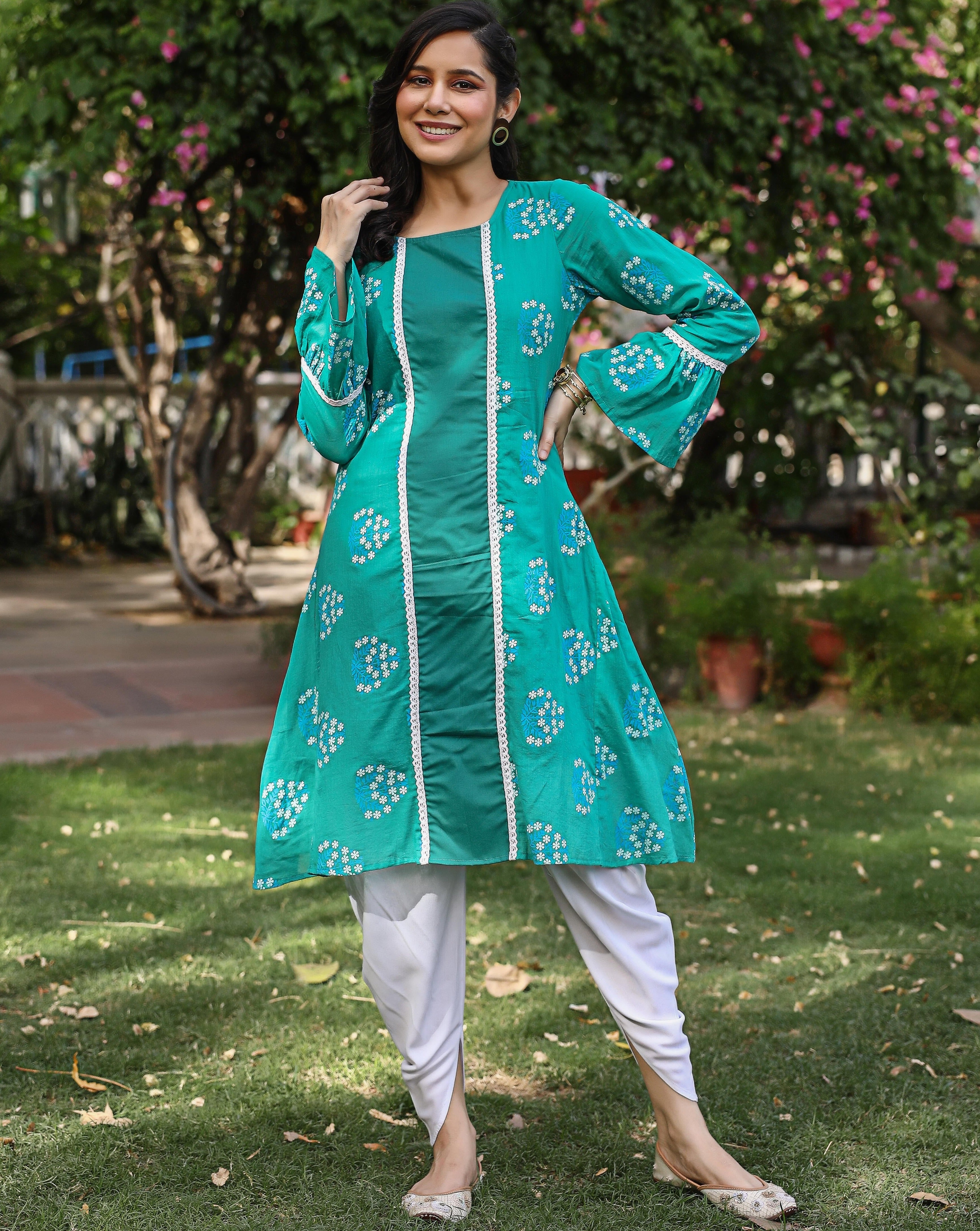 Eco Green Kurta Set