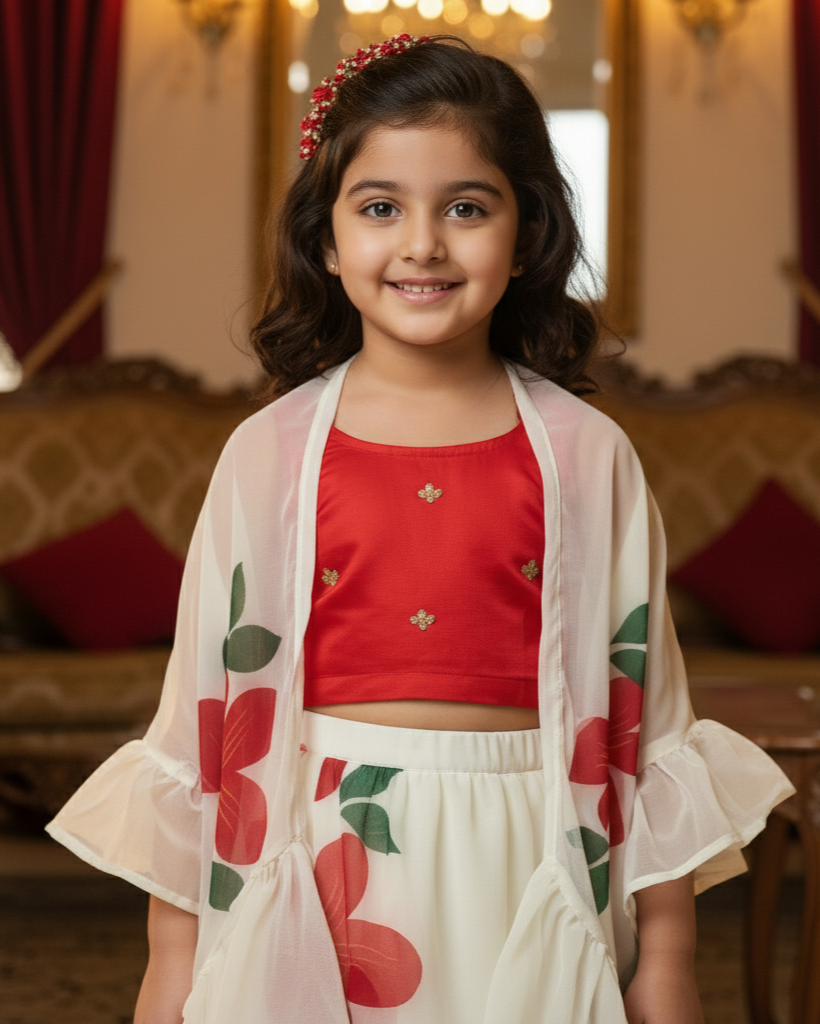 Red Rangrez Suit Set