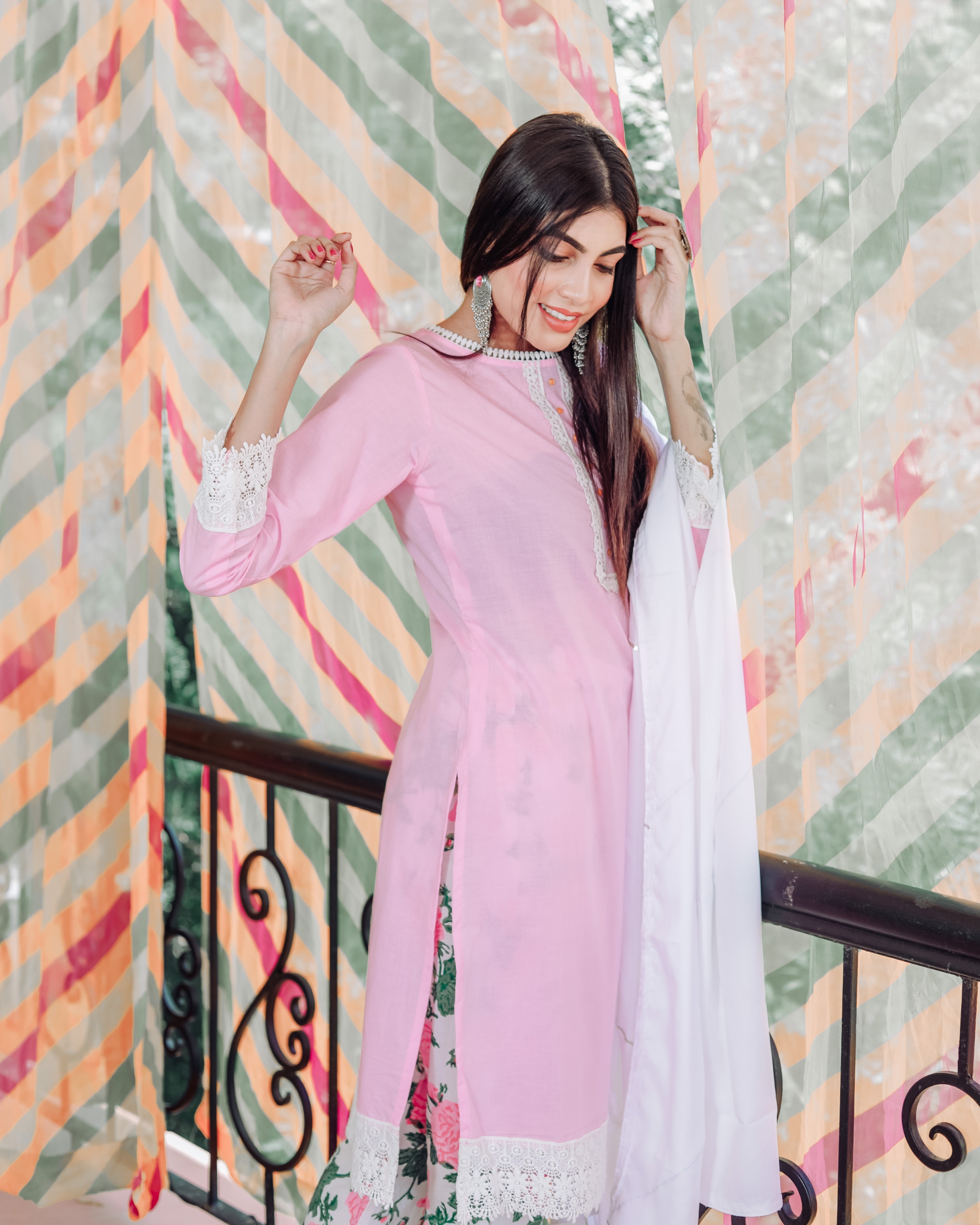 Looming Pink Suit Set