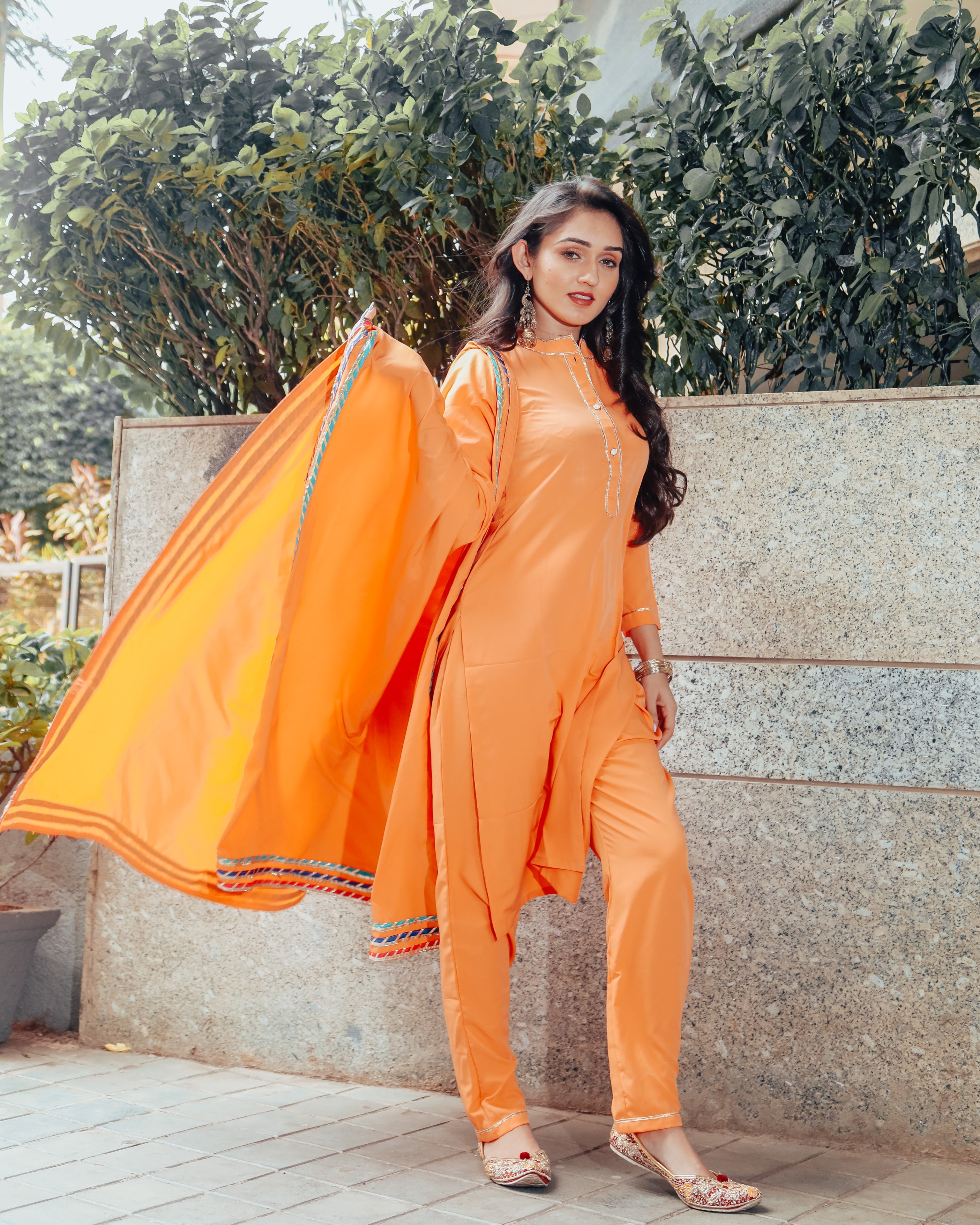 Royal Peach Suit Set