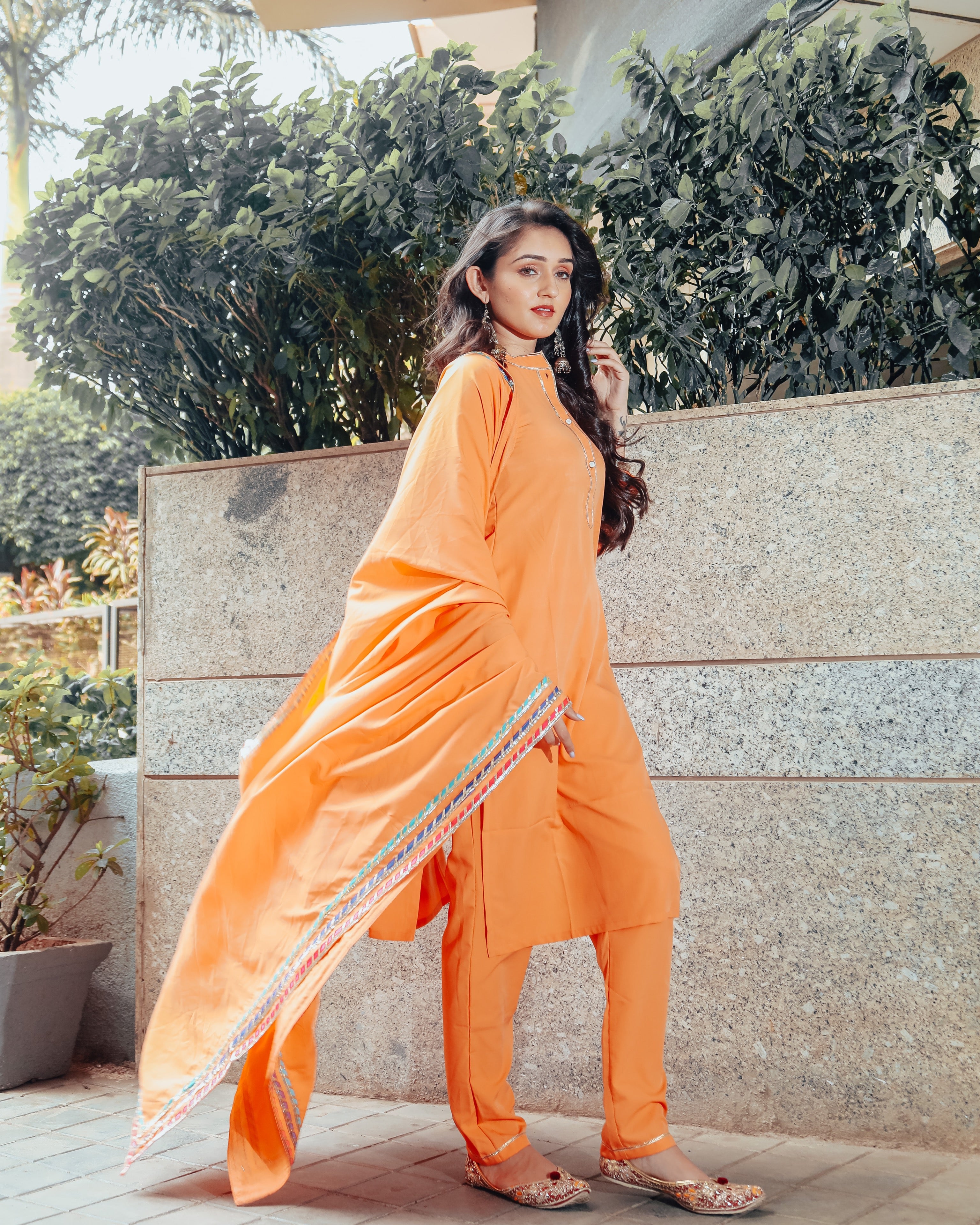 Royal Peach Suit Set