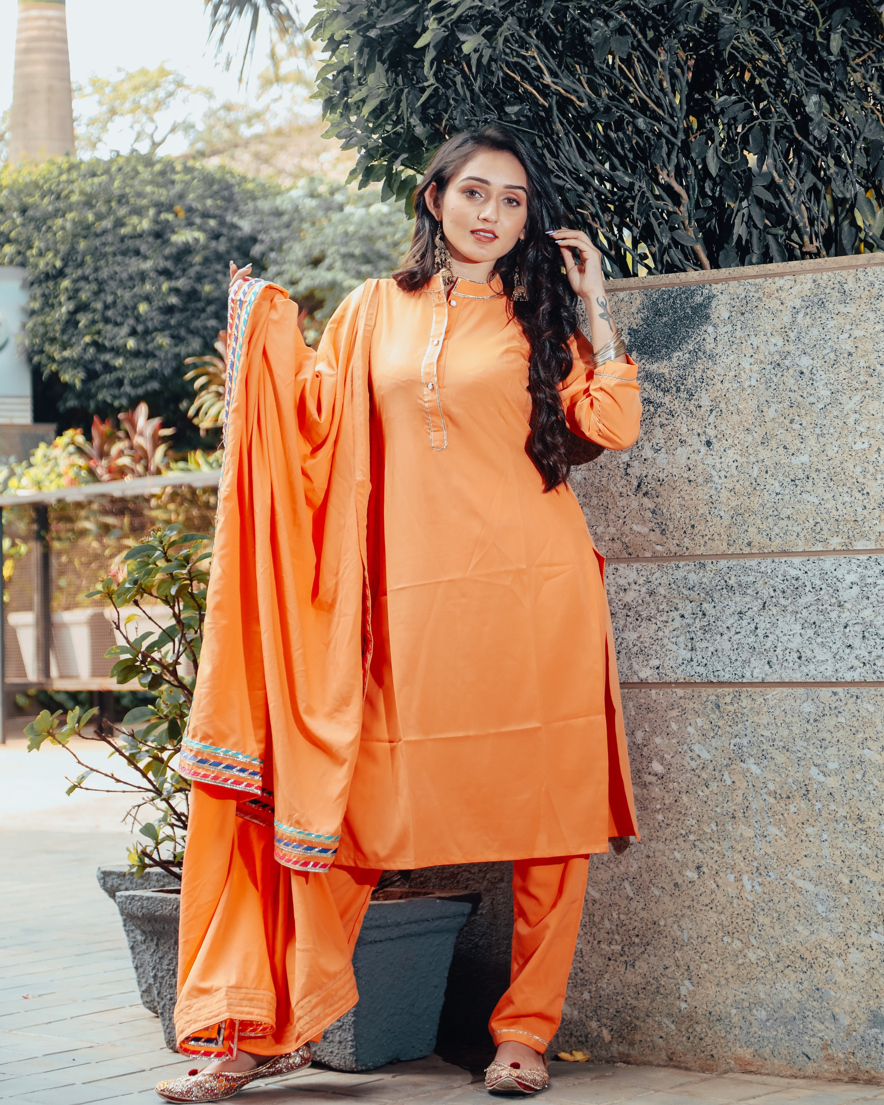 Royal Peach Suit Set