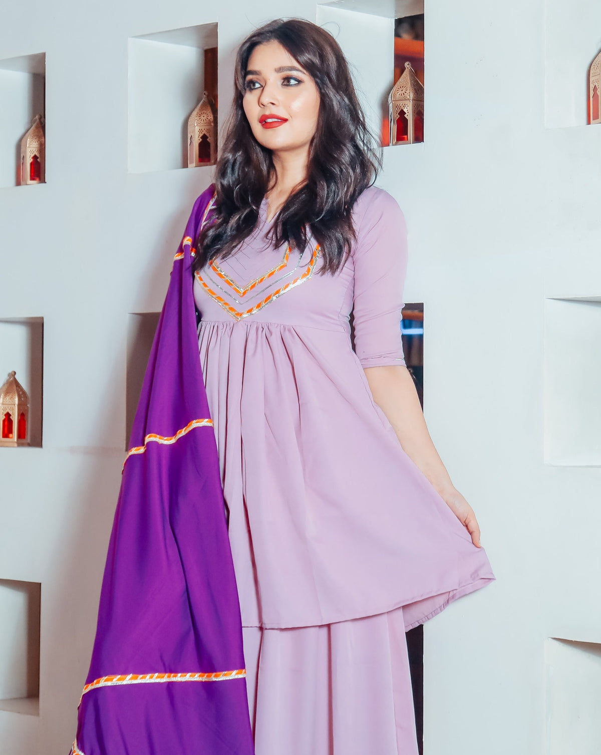Lilac Purple Suit Set