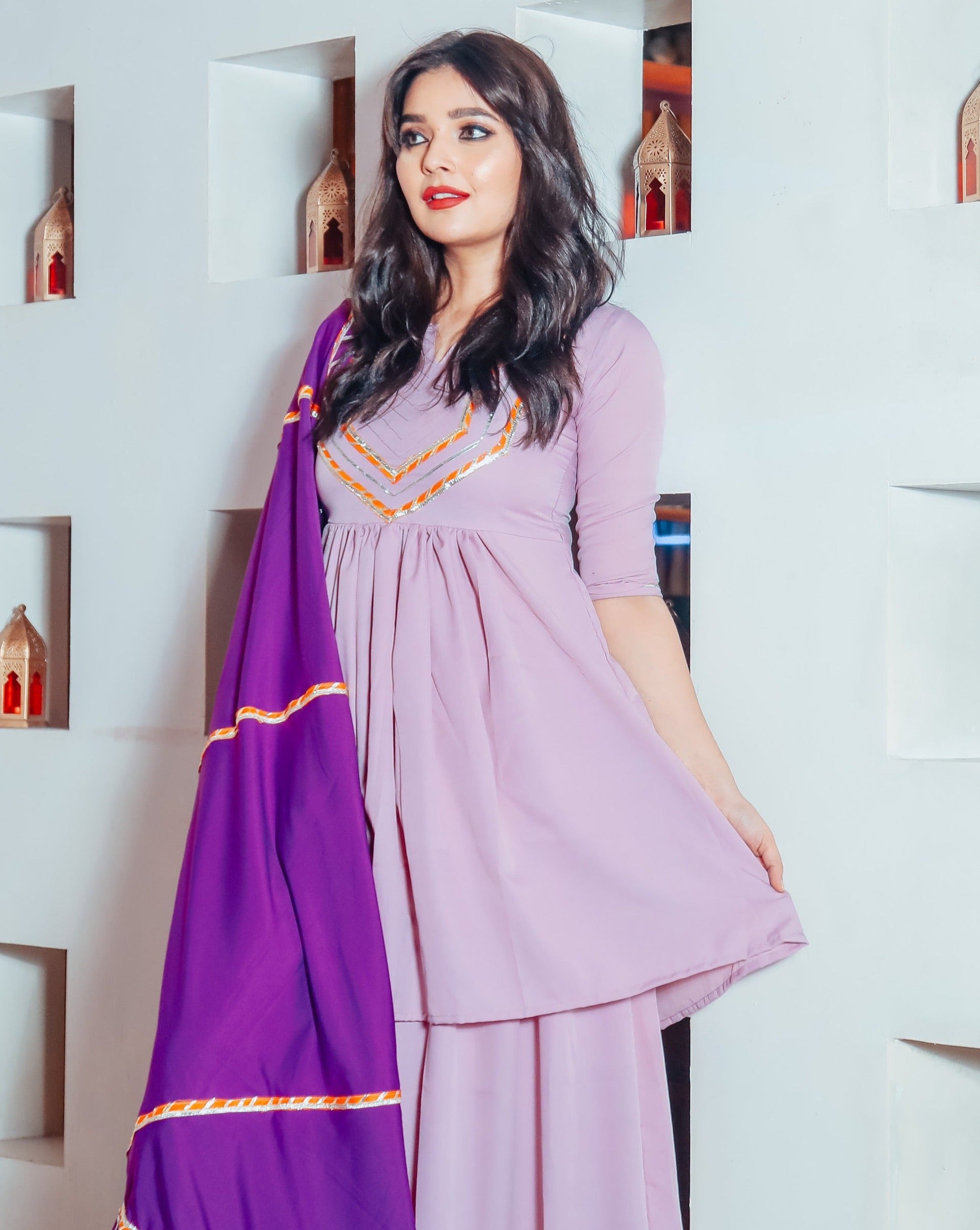 Lilac Purple Suit Set