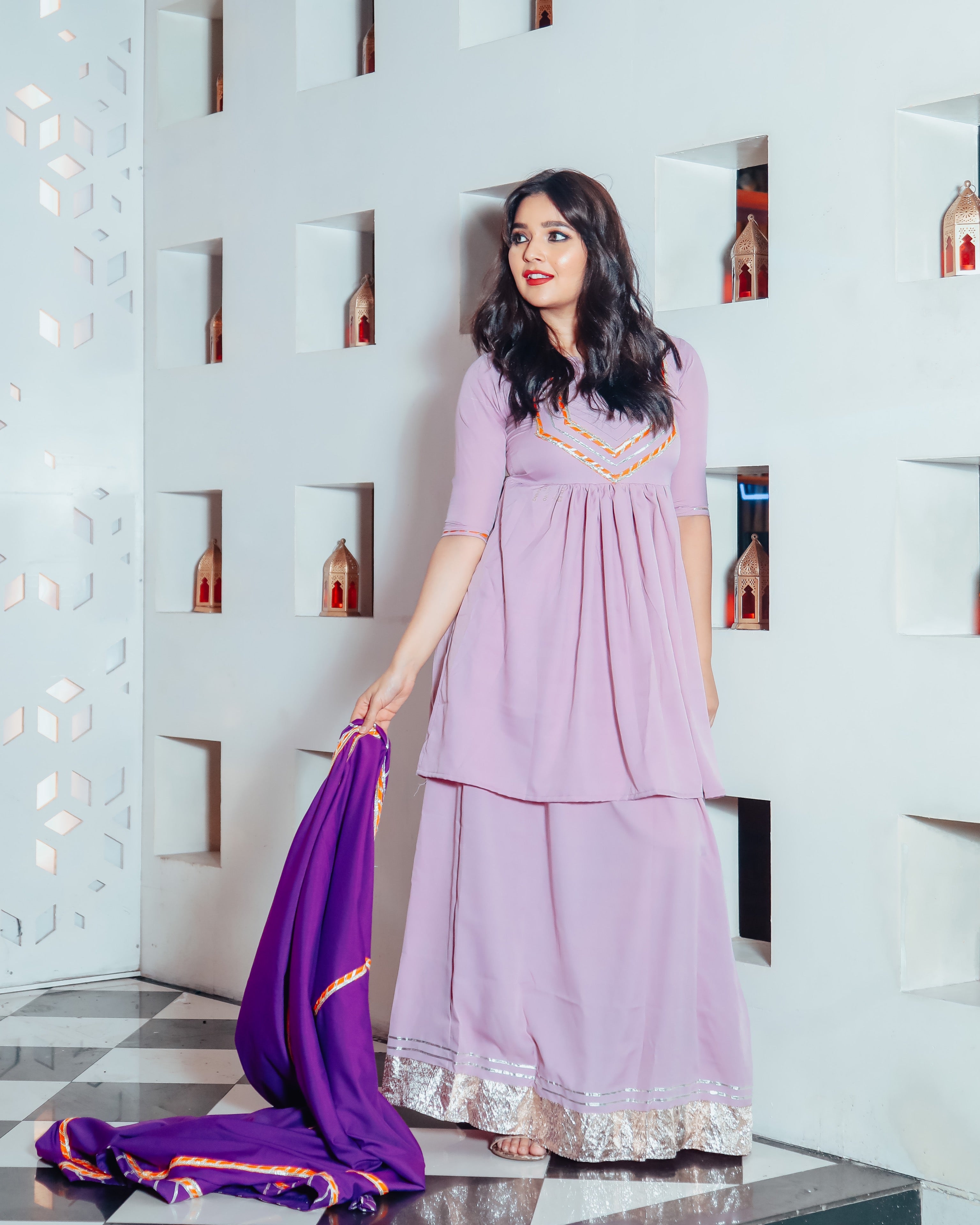 Lilac Purple Suit Set