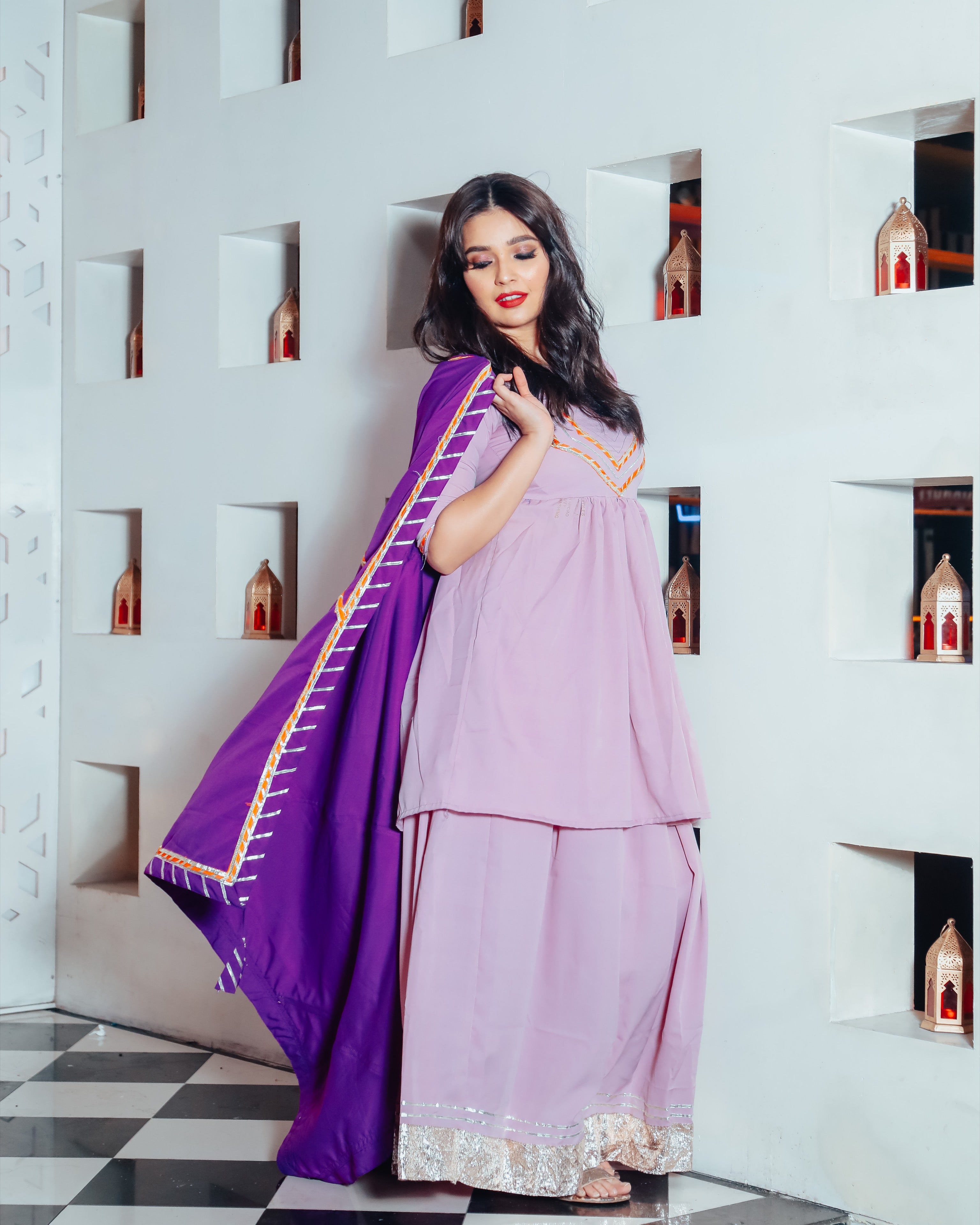 Lilac Purple Suit Set