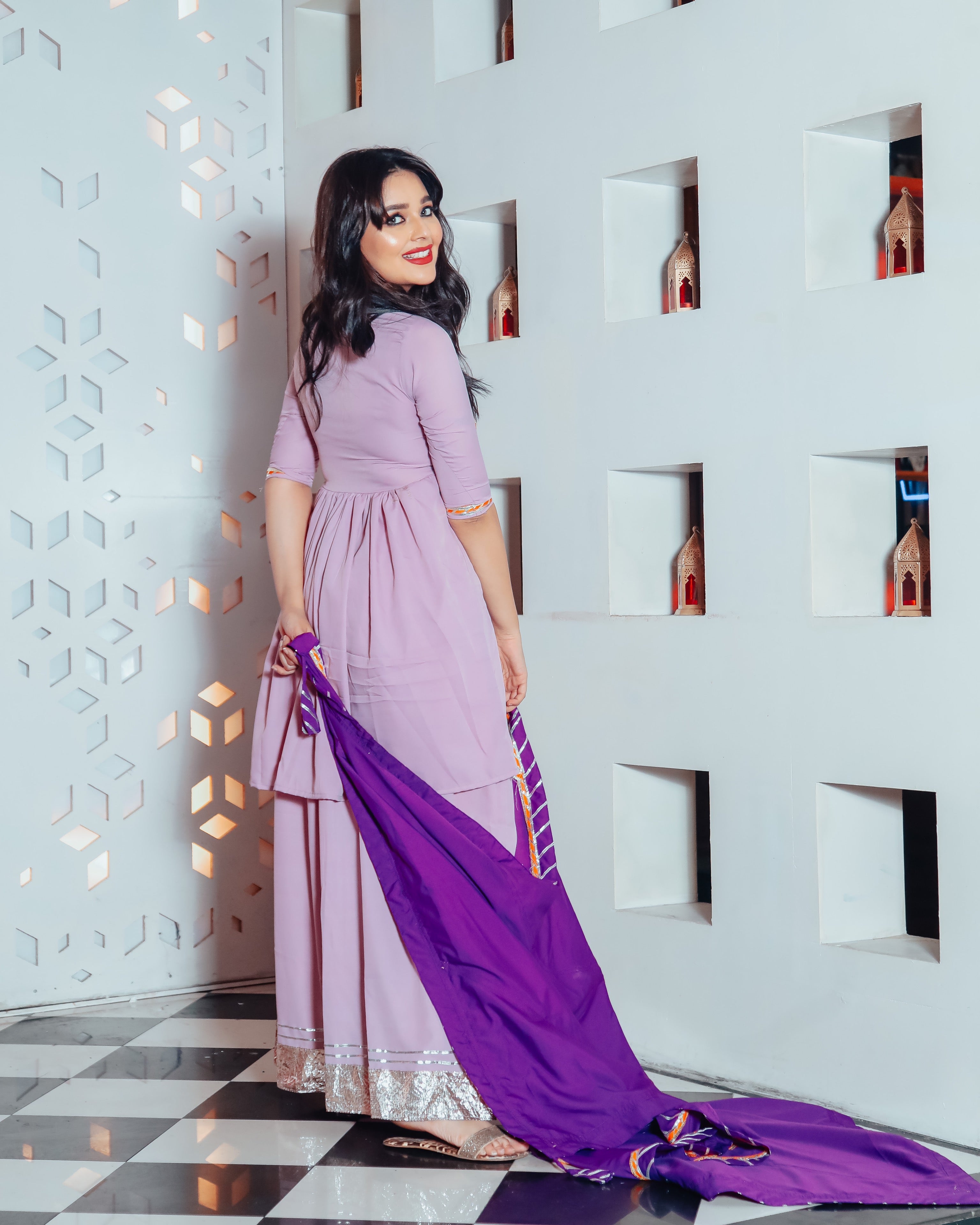 Lilac Purple Suit Set