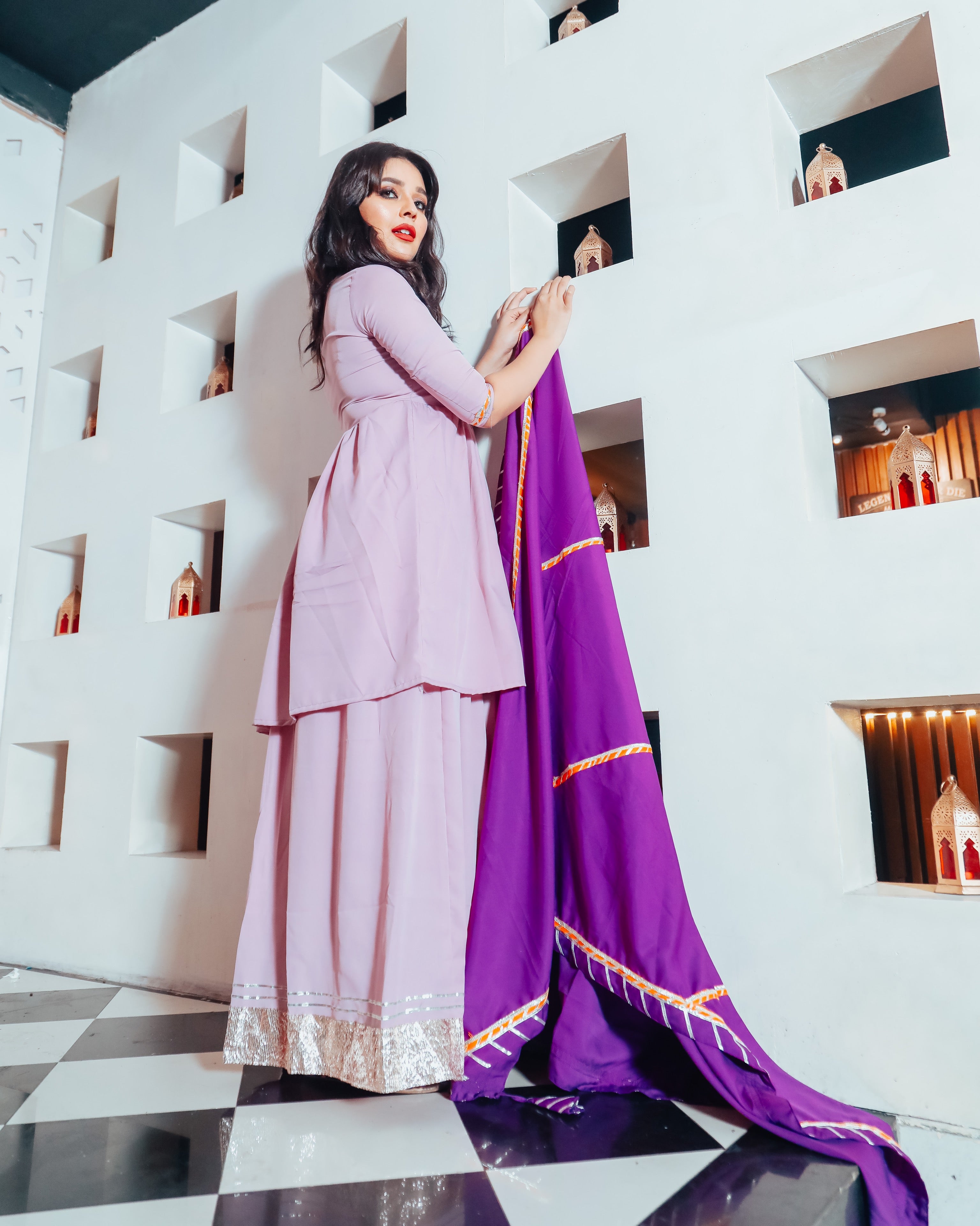 Lilac Purple Suit Set