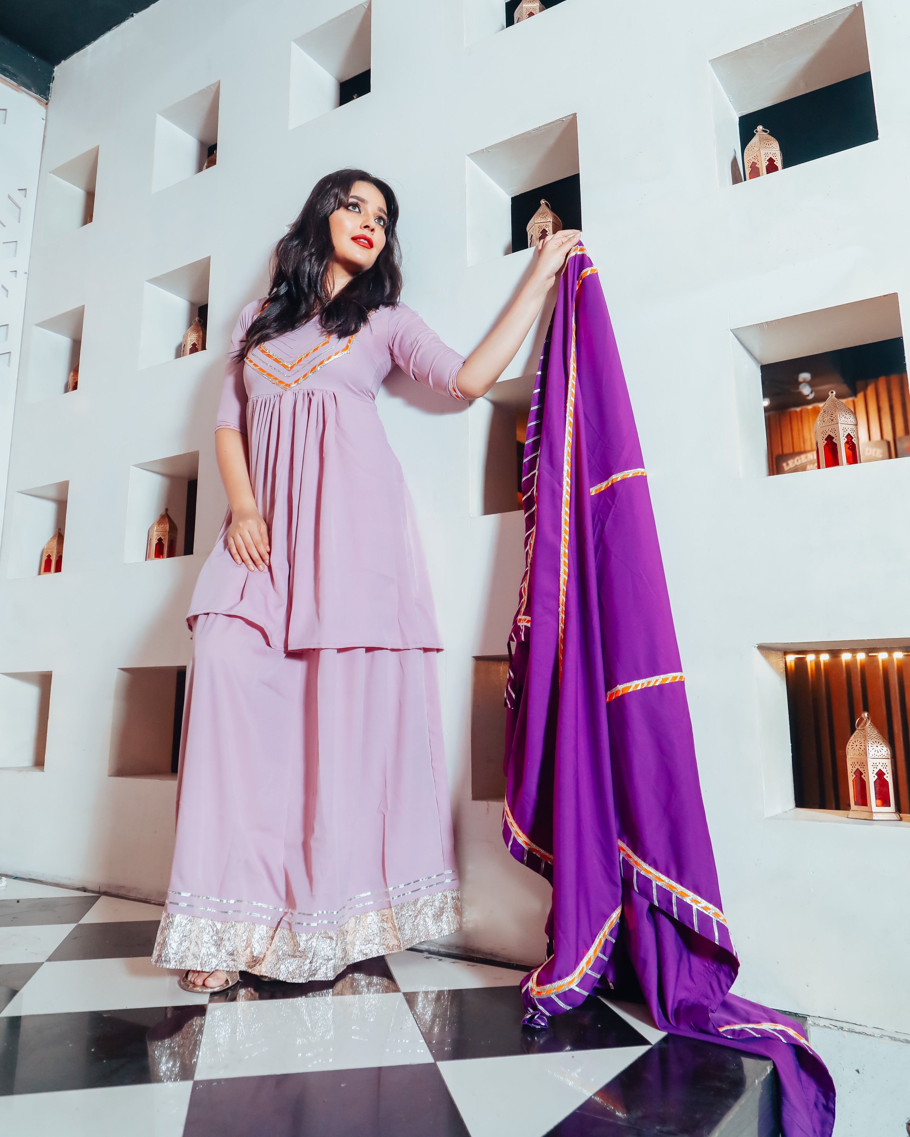 Lilac Purple Suit Set