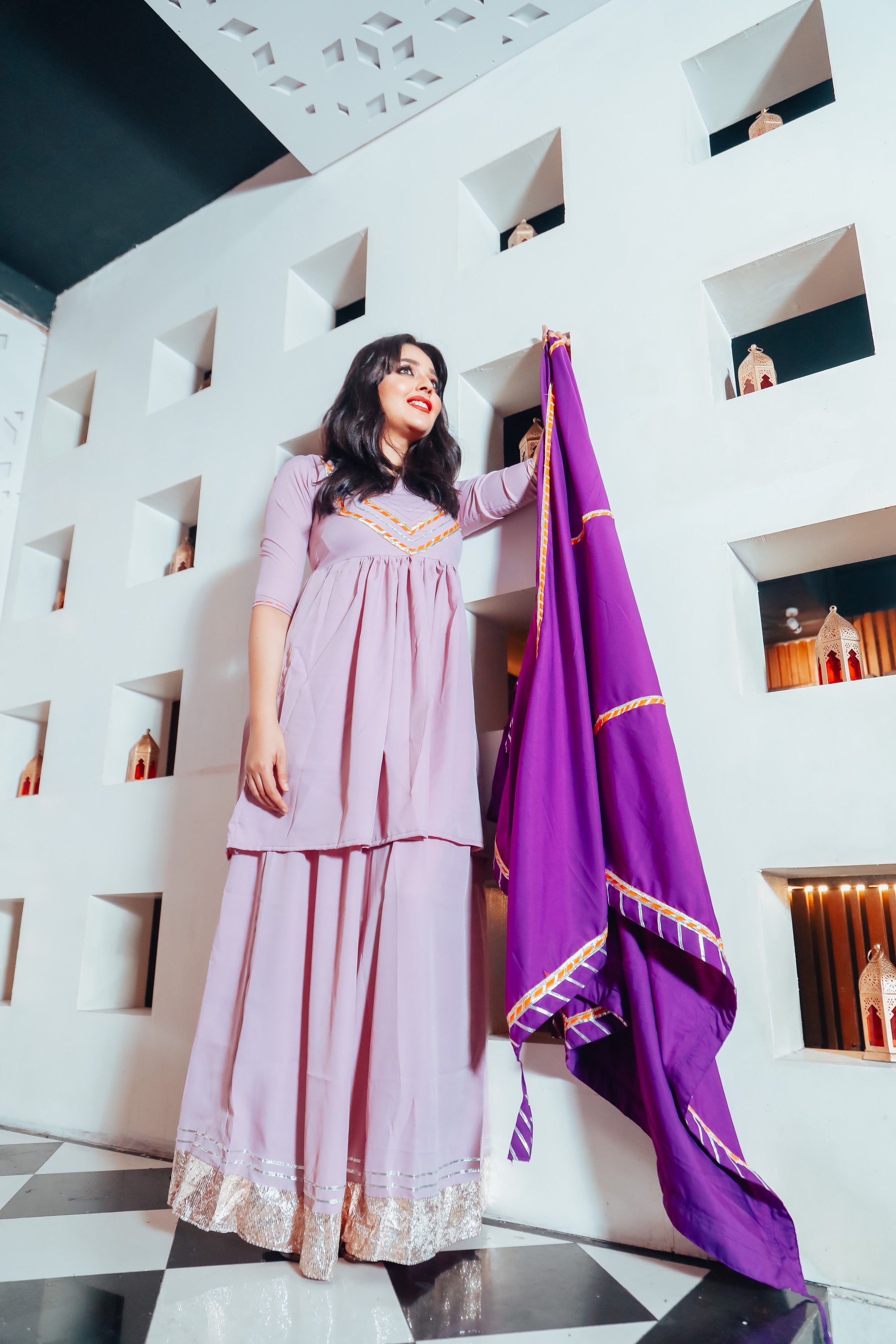 Lilac Purple Suit Set