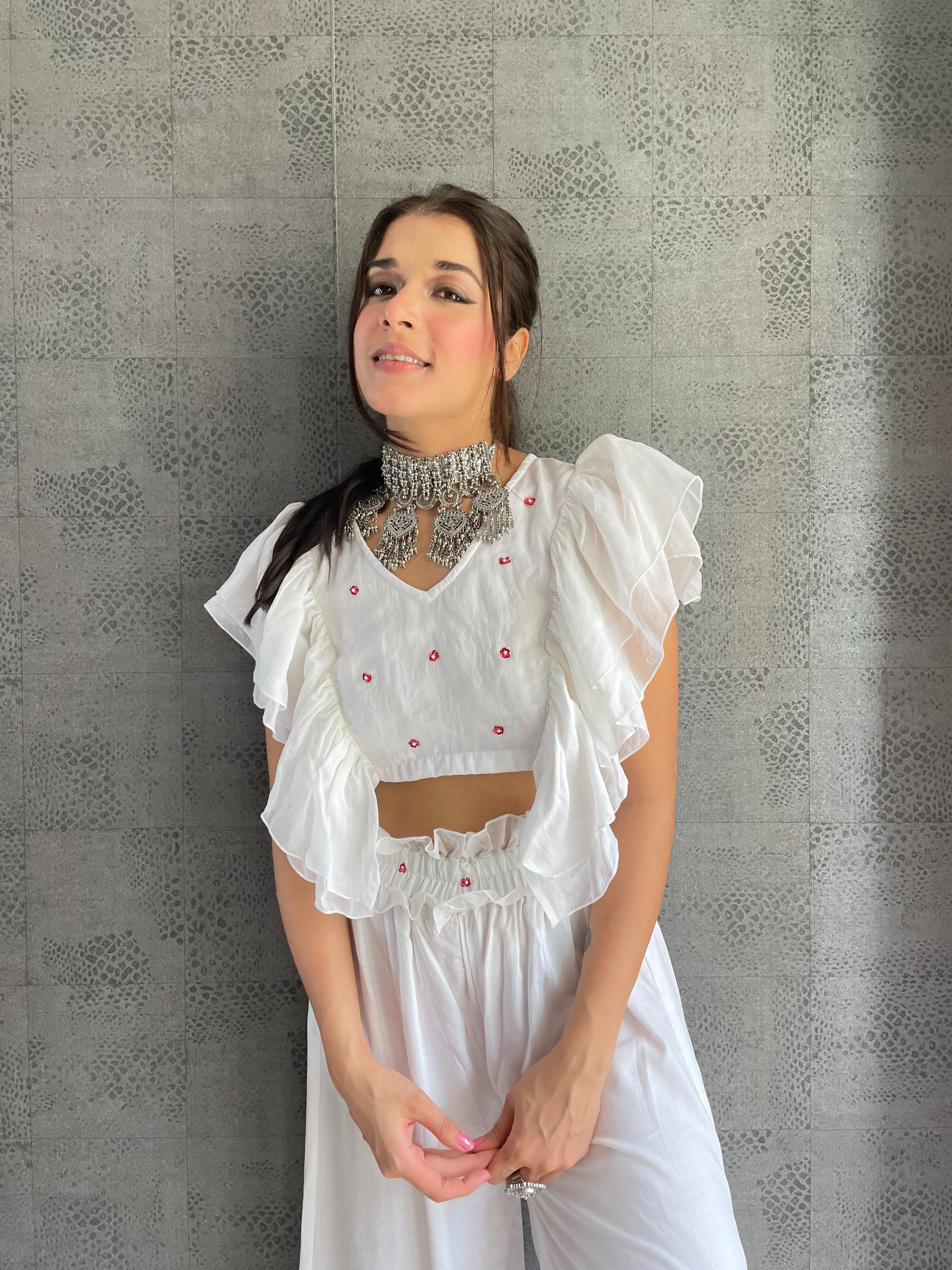 Angel White Cord Set