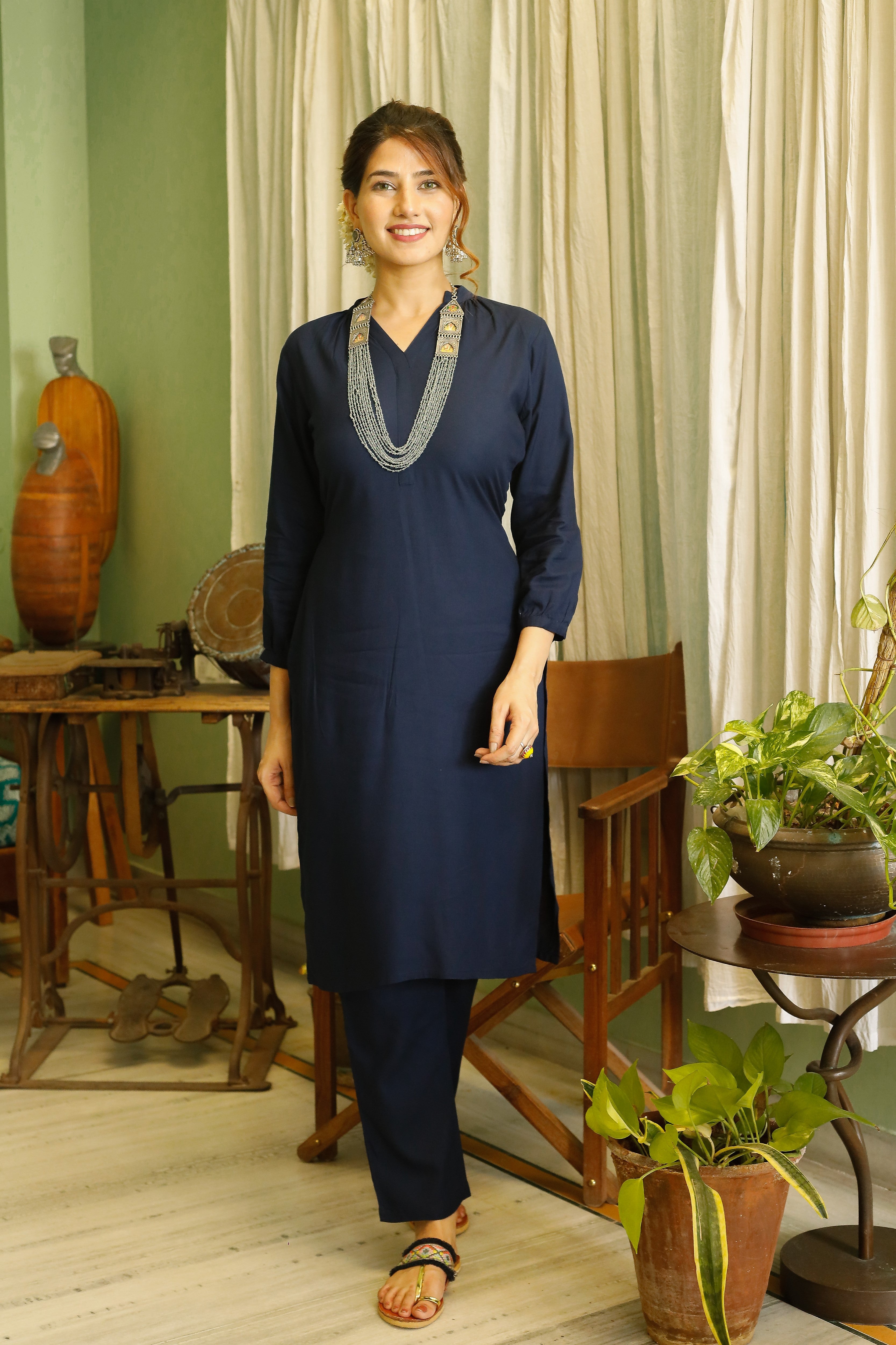 Indigo Blue Kurta Set