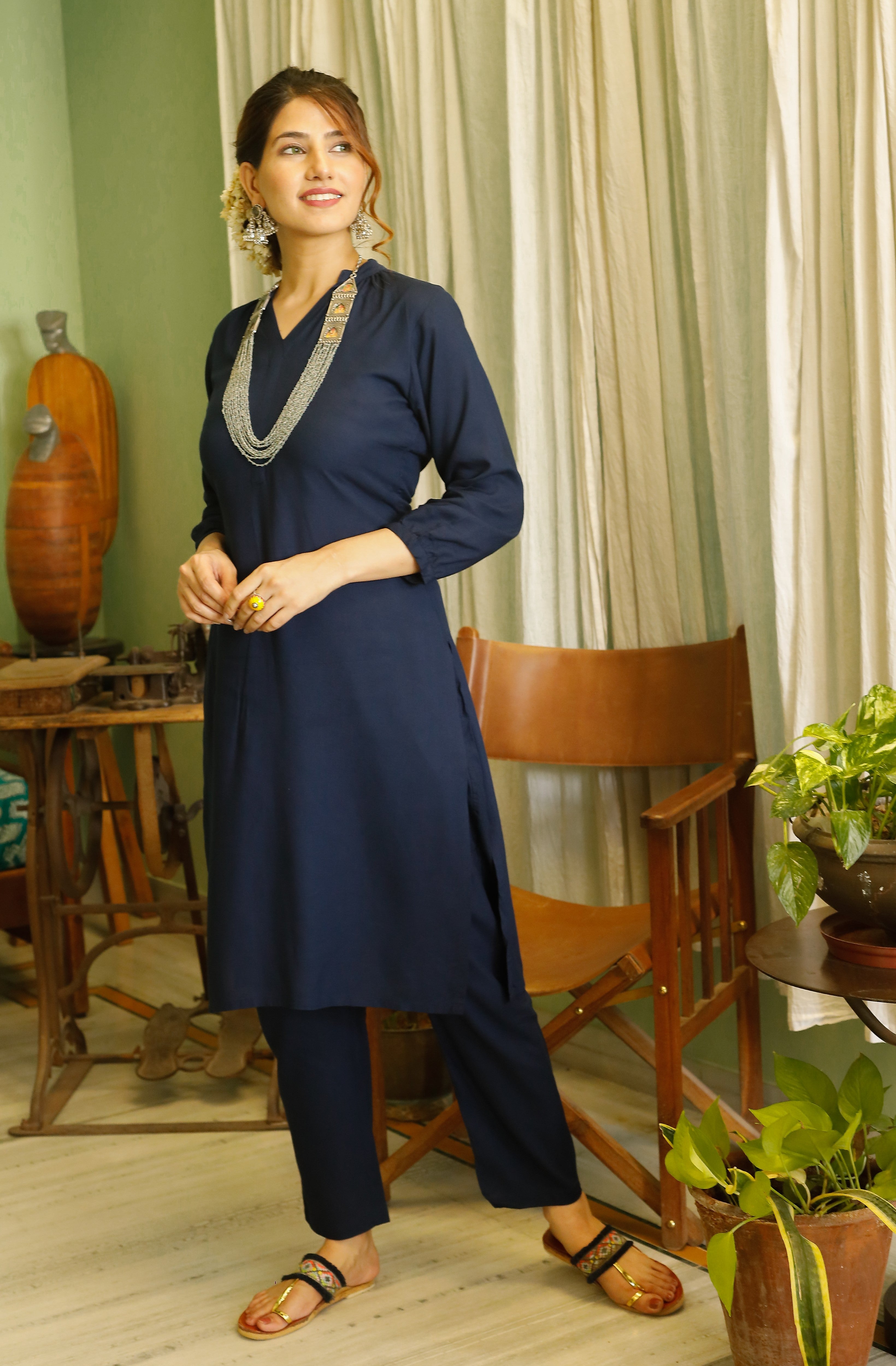 Indigo Blue Kurta Set