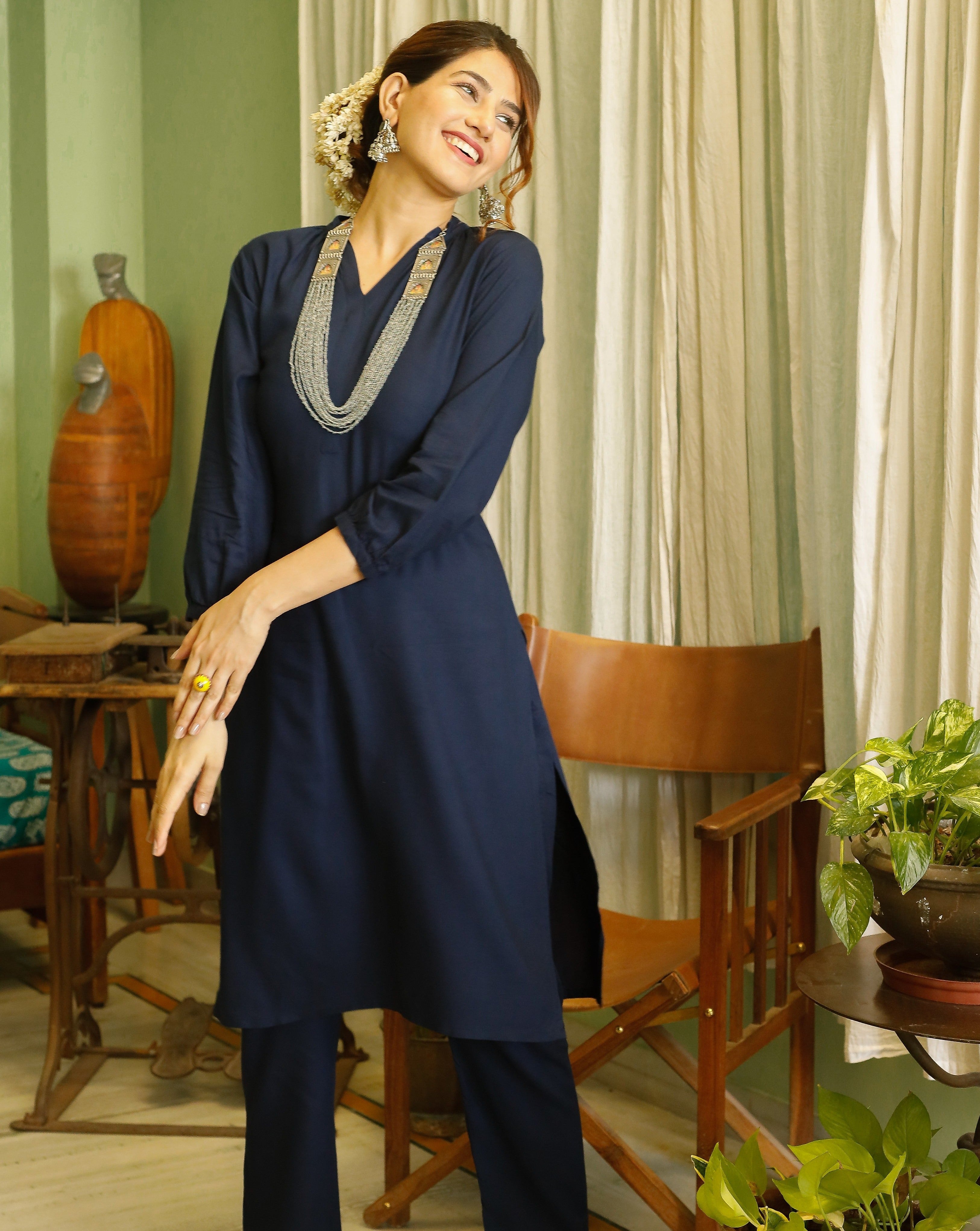 Indigo Blue Kurta Set