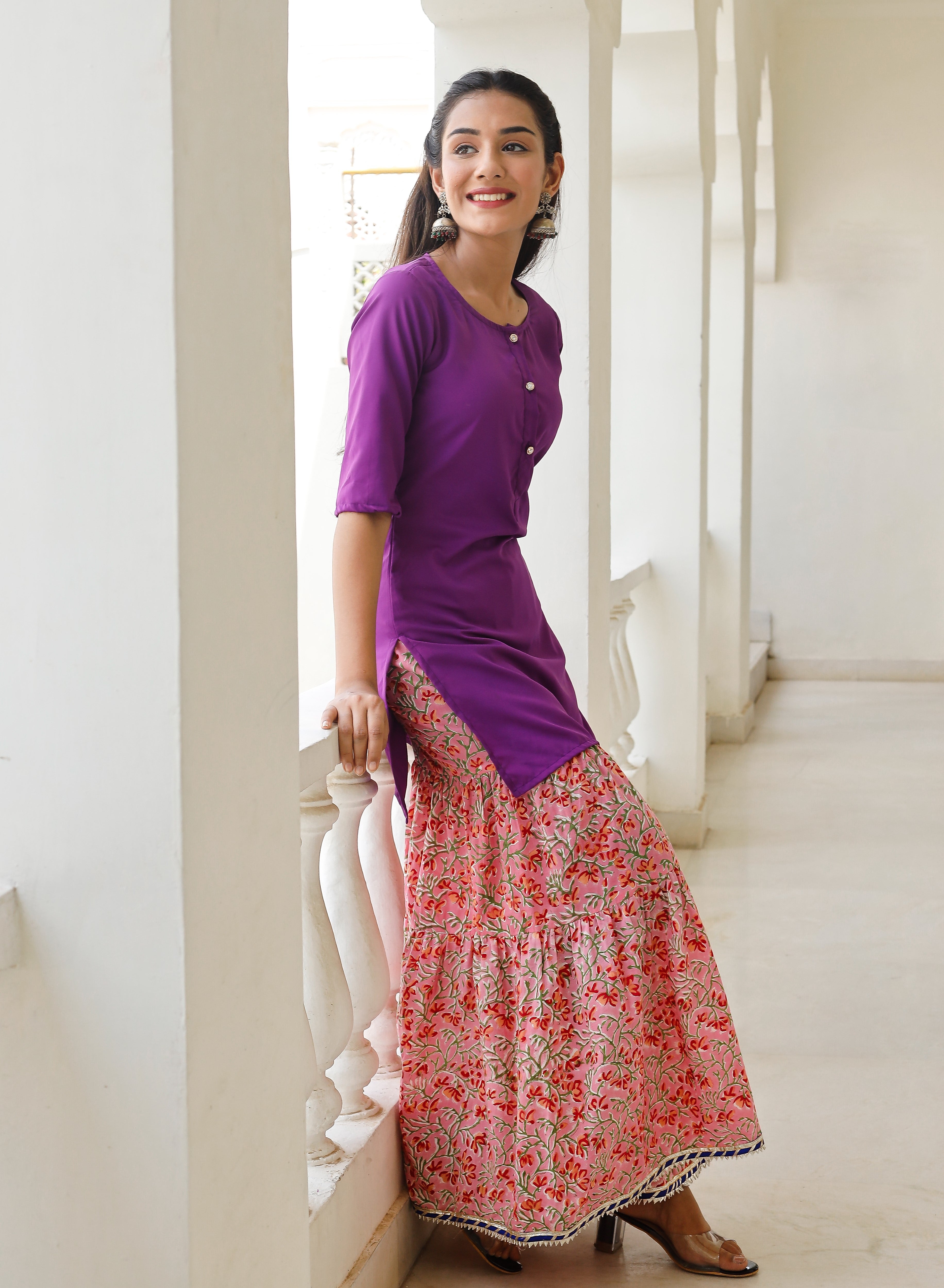 Classic Purple kurta Set