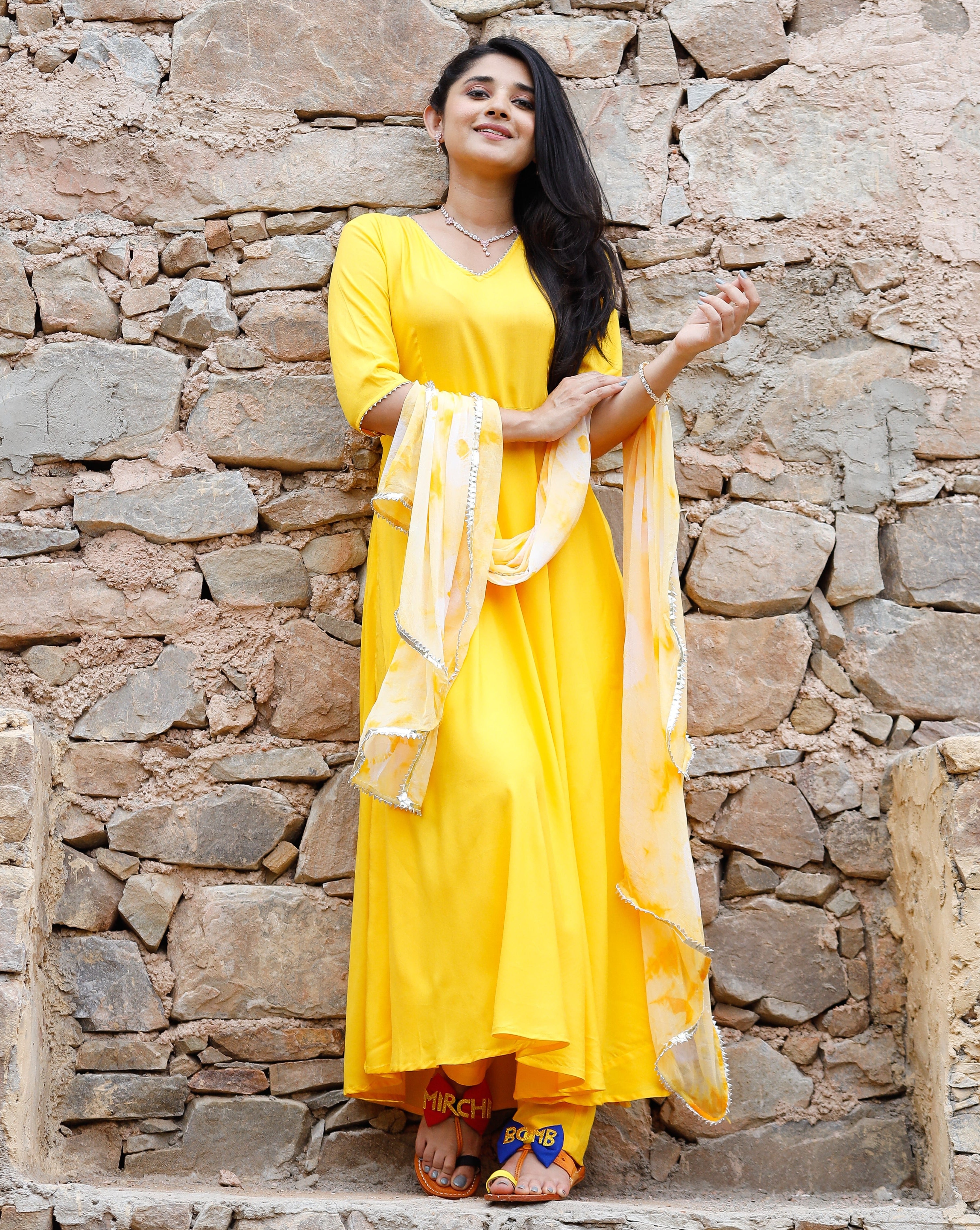 Blooming Yellow Suit Set