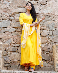 Blooming Yellow Suit Set
