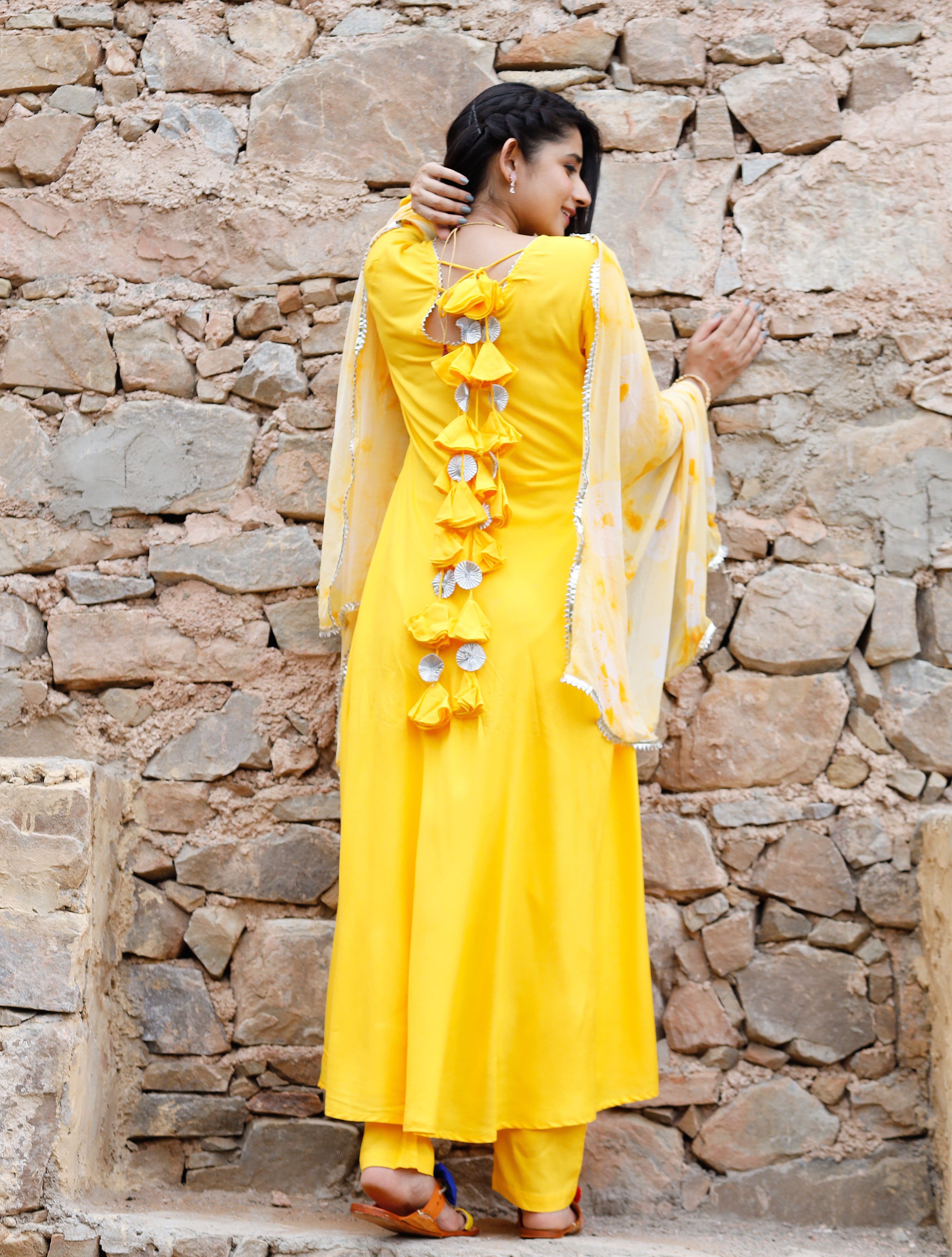 Blooming Yellow Suit Set