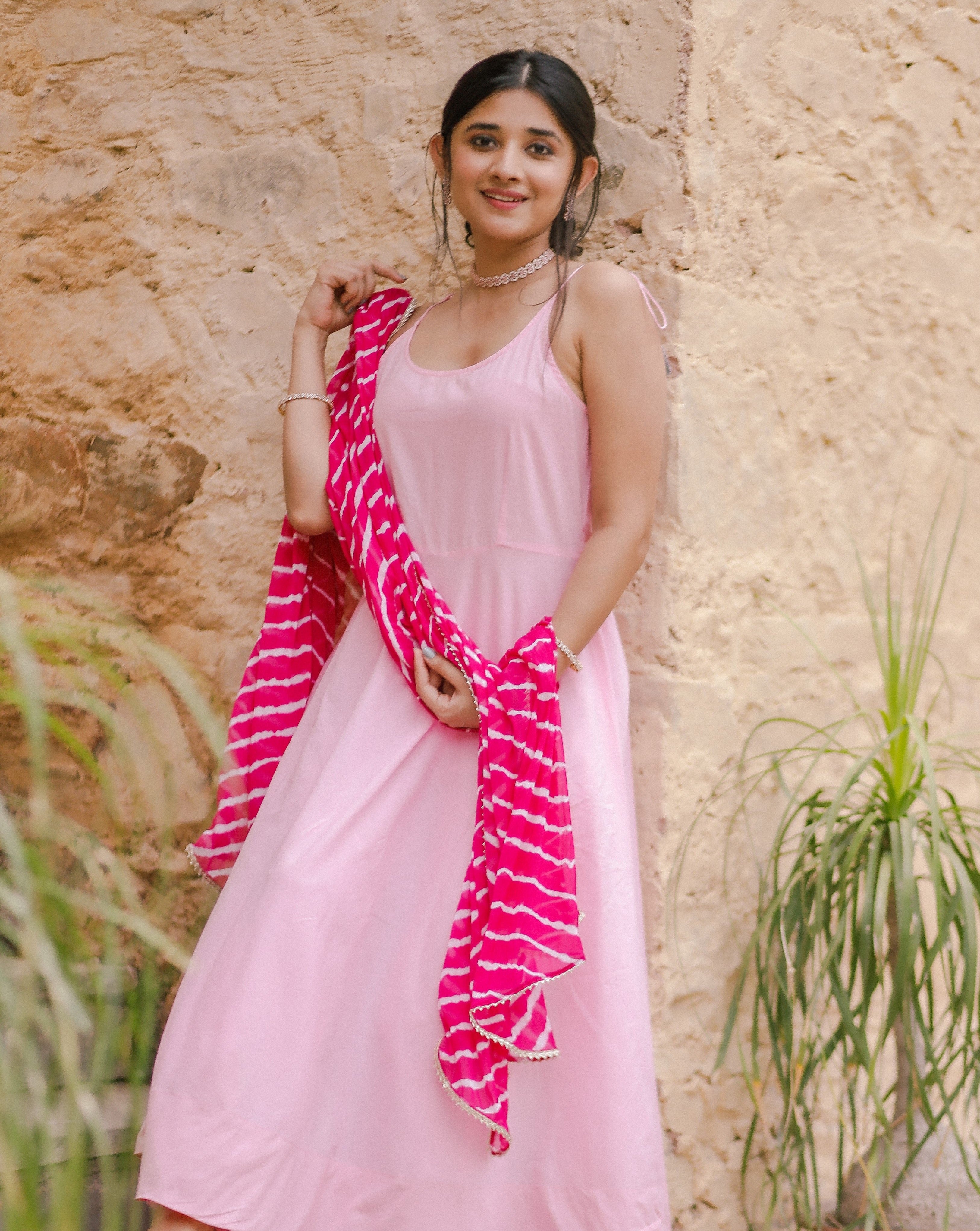 Gorgeous Wisteria Pink Suit Set