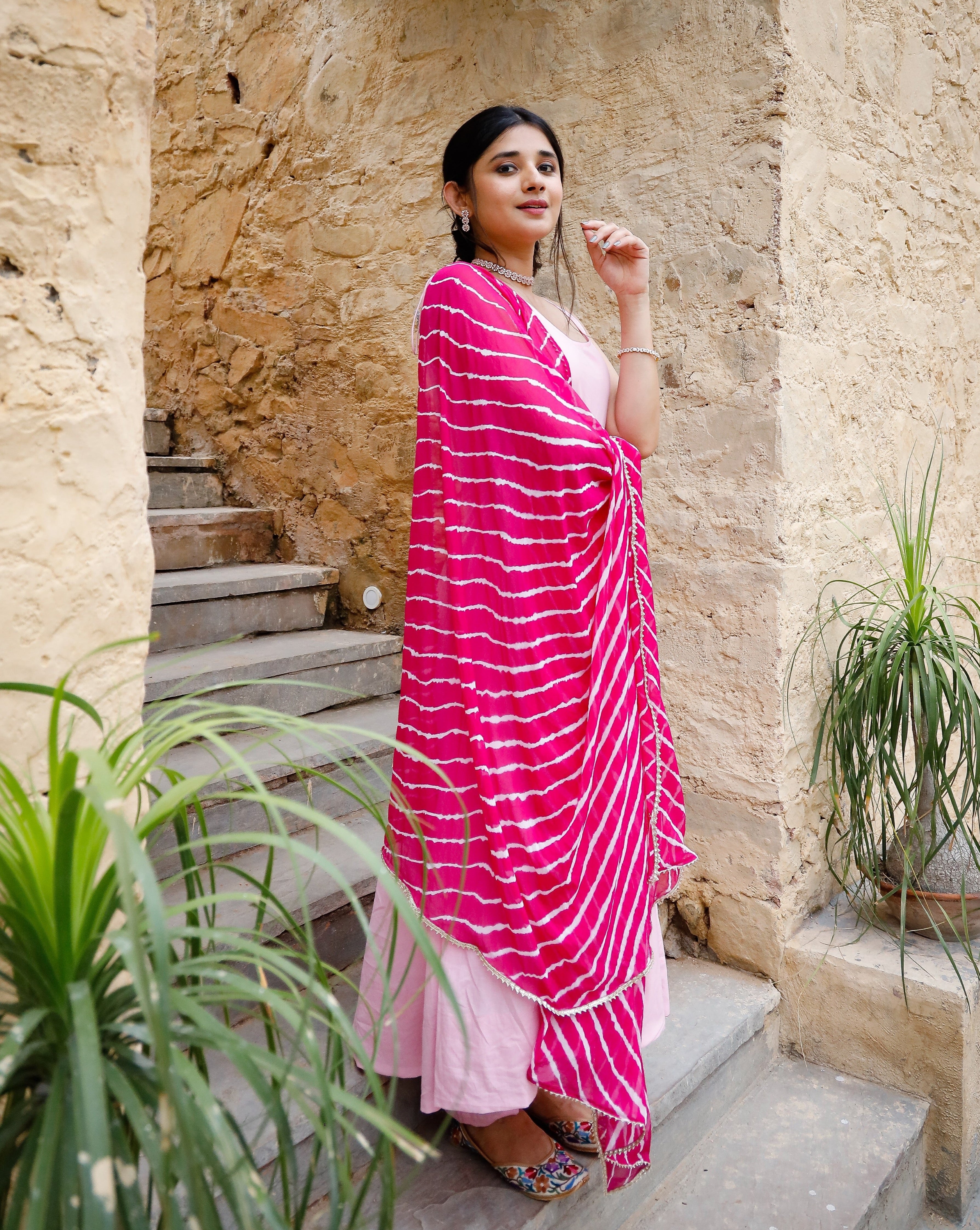 Gorgeous Wisteria Pink Suit Set