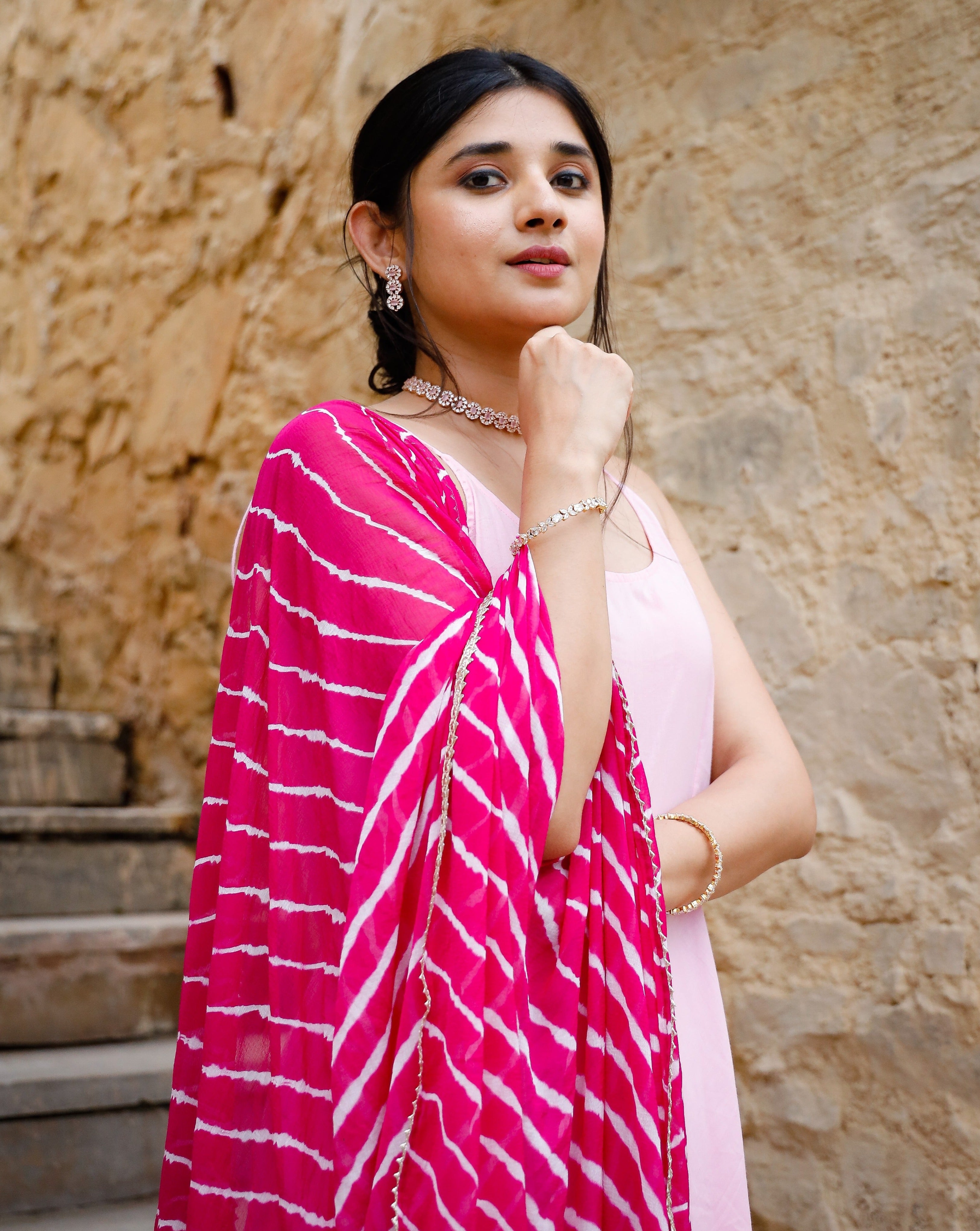 Gorgeous Wisteria Pink Suit Set