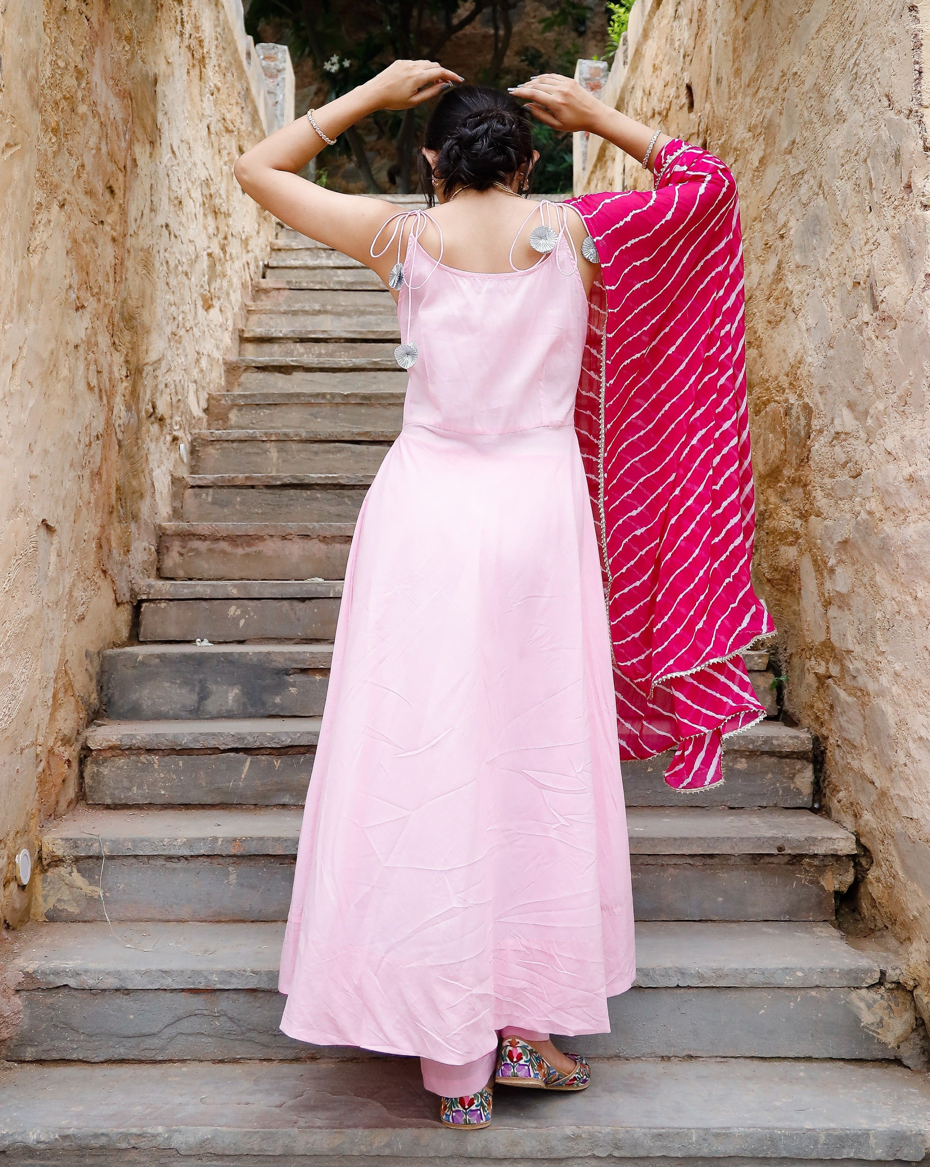 Gorgeous Wisteria Pink Suit Set