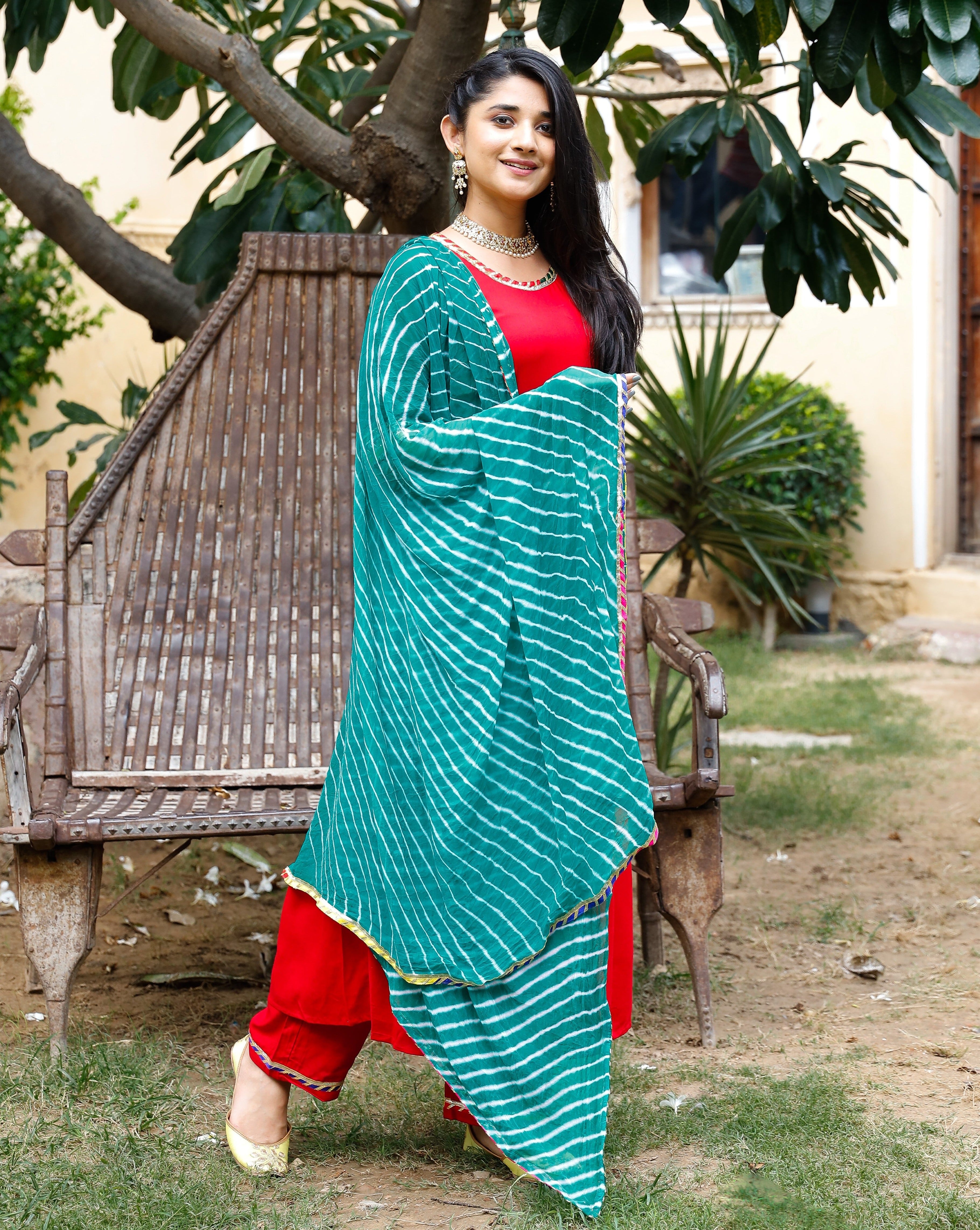 Red Raspeberry Suit Set