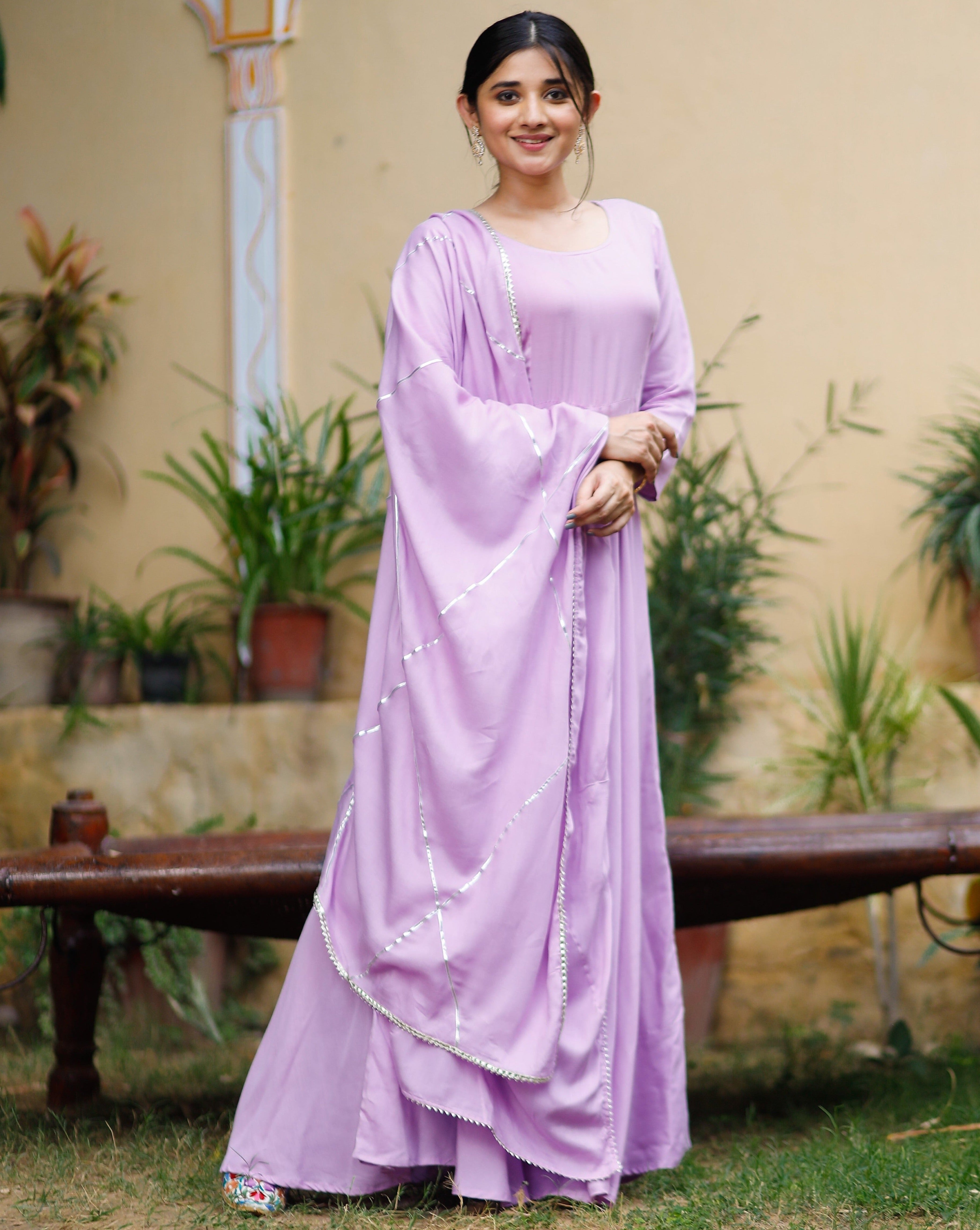 Iris Liliac Purple Suit Set