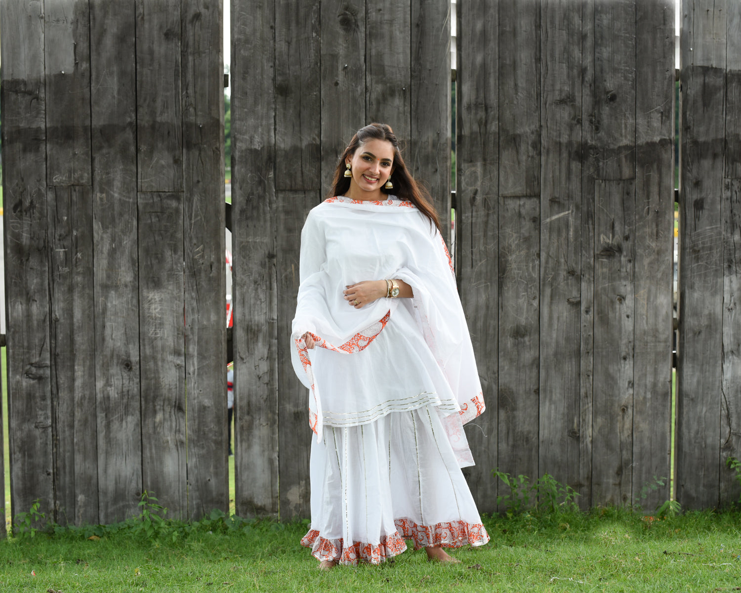 Bold White Gotta Suit Set