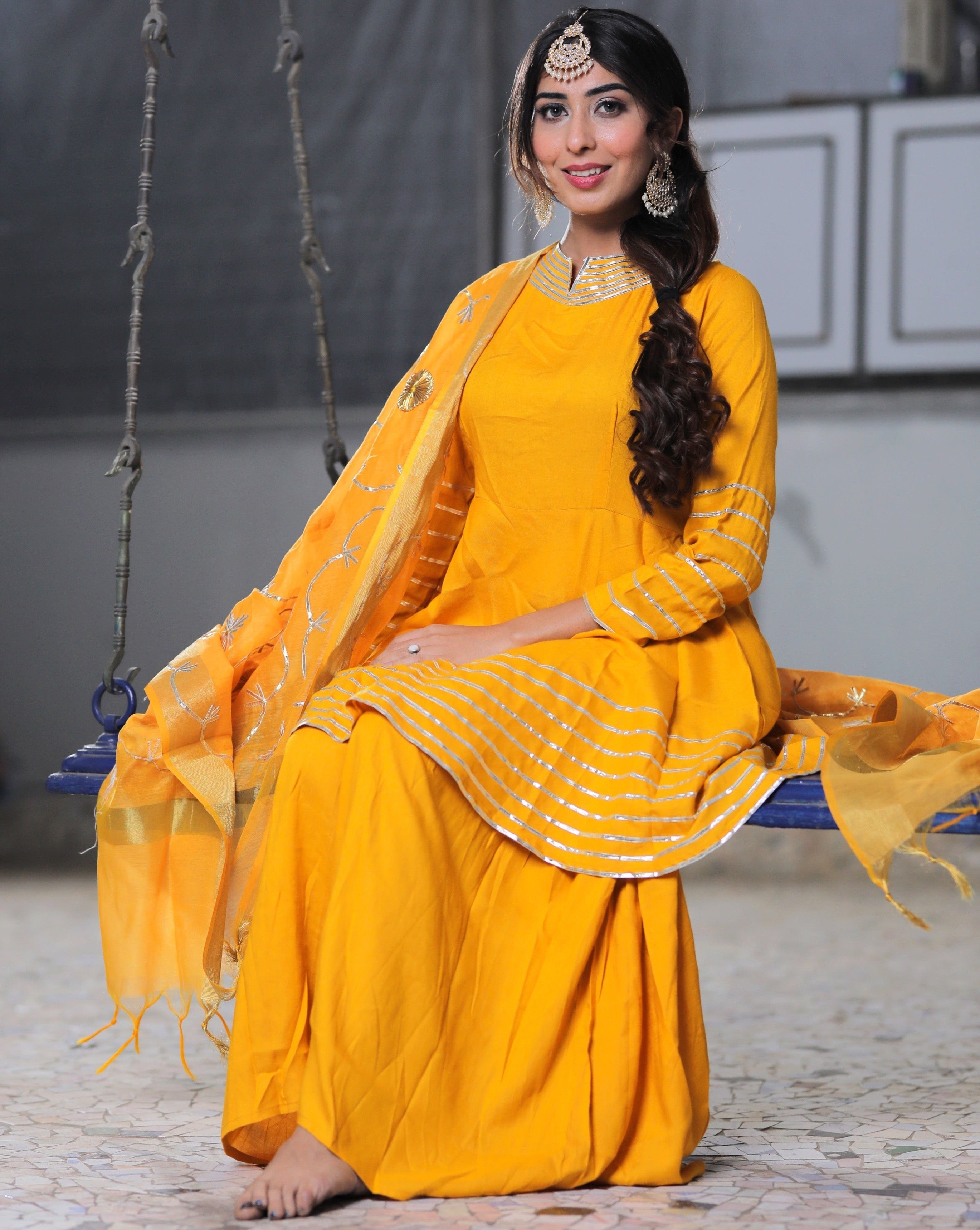 Yellow Gotta Work Suit Set