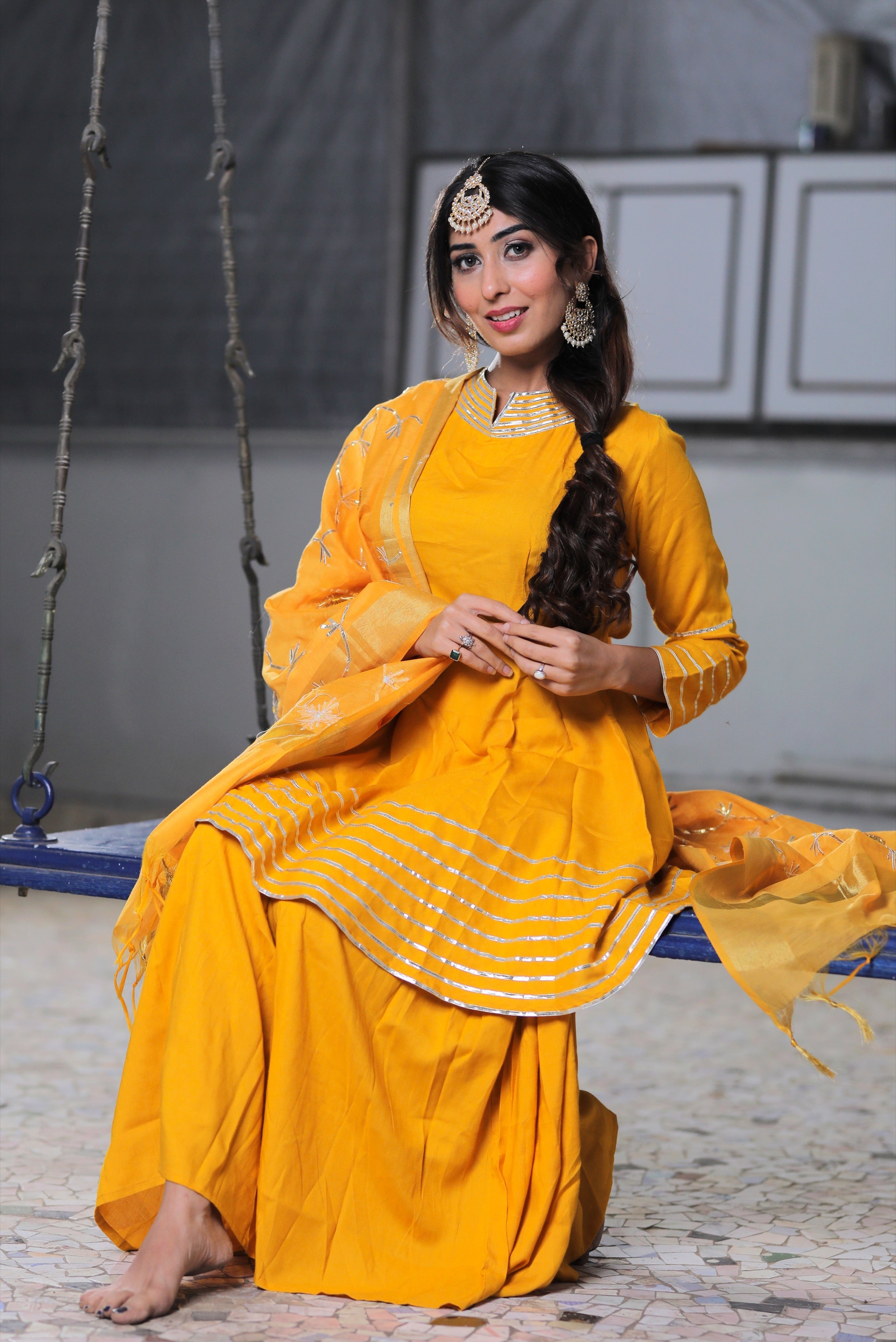 Yellow Gotta Work Suit Set