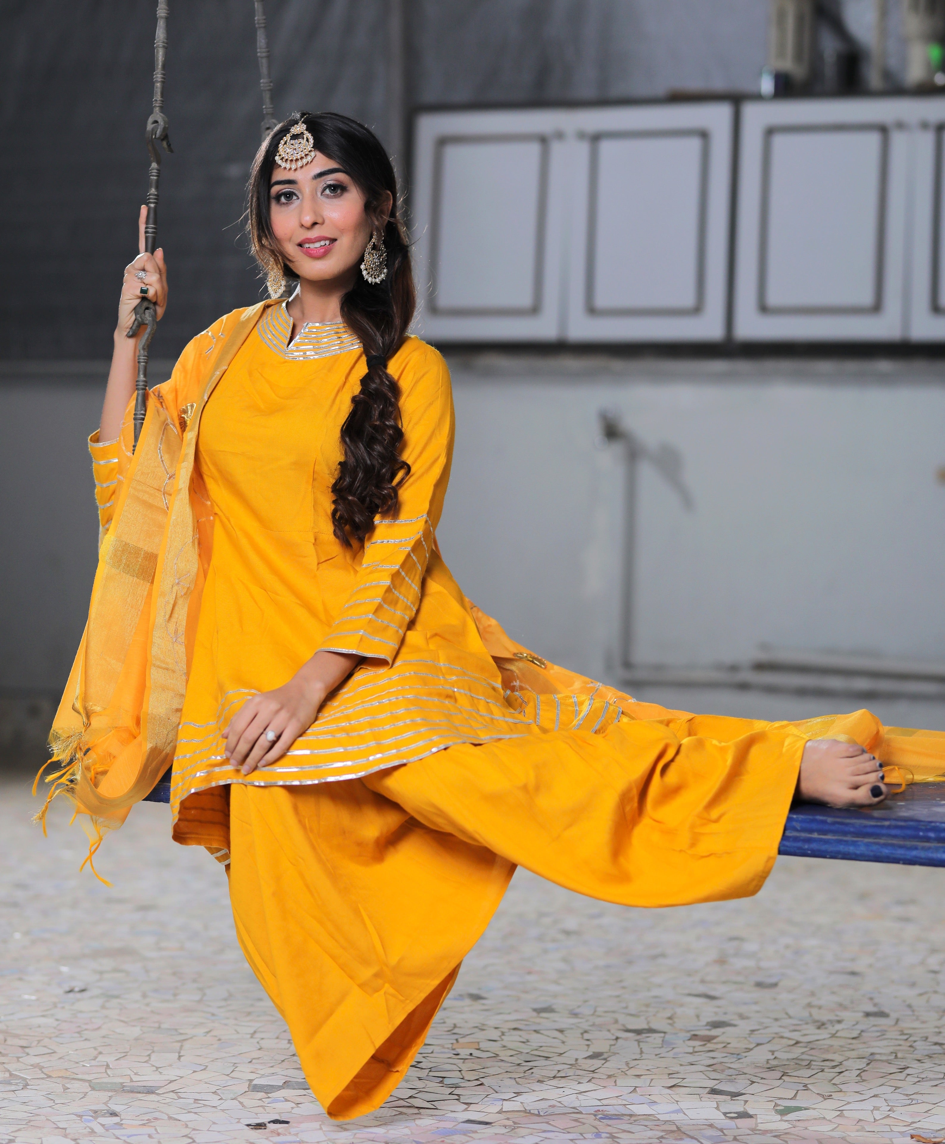 Yellow Gotta Work Suit Set