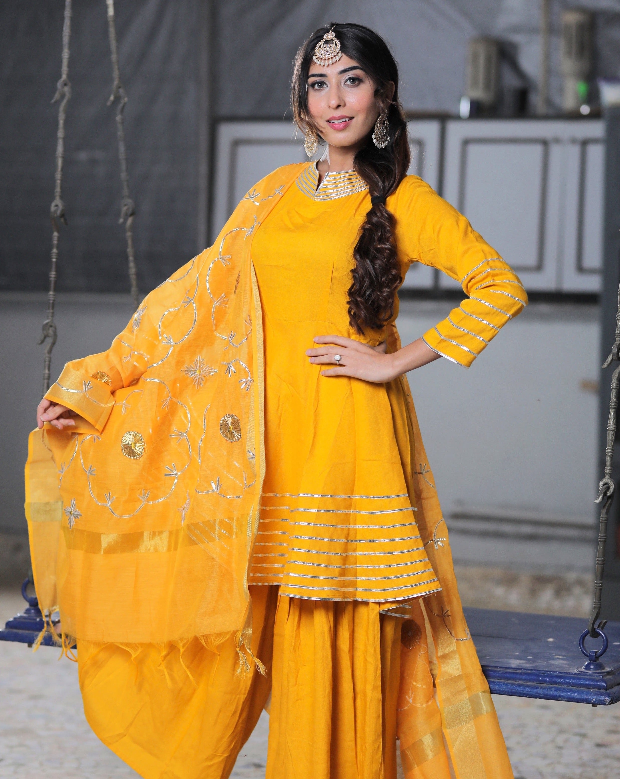 Yellow Gotta Work Suit Set